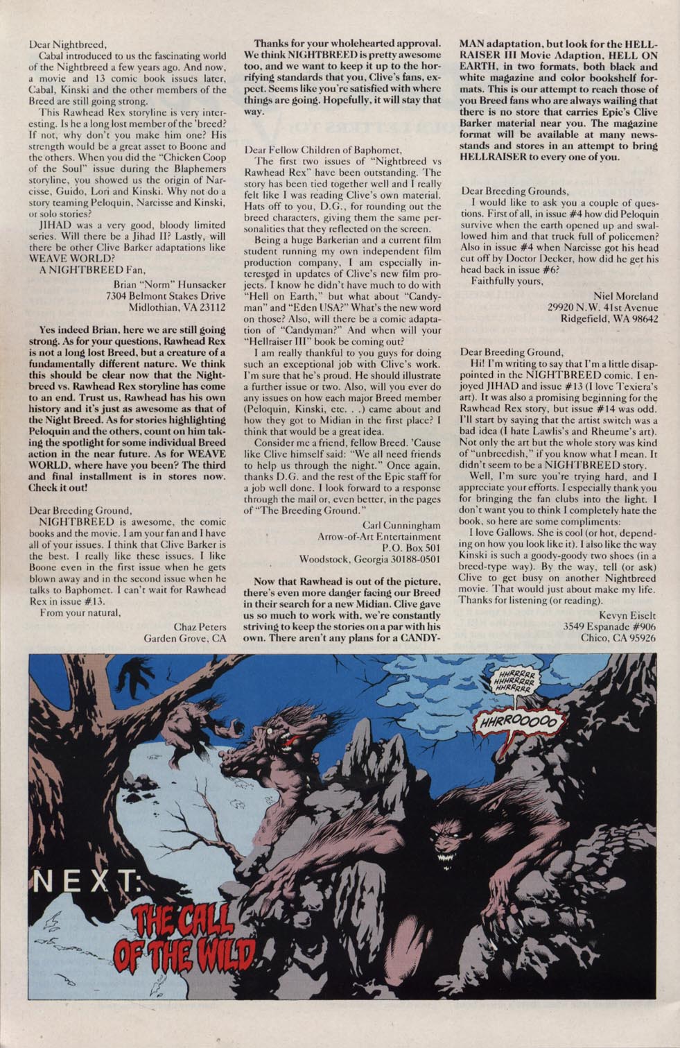 Clive Barker's Night Breed (1990) issue 17 - Page 28