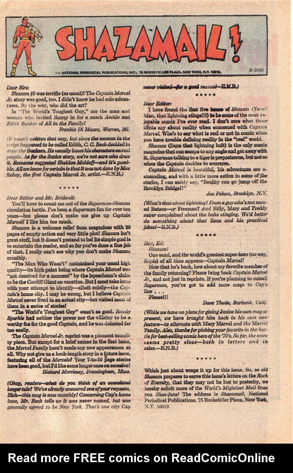 Read online Shazam! (1973) comic -  Issue #9 - 33