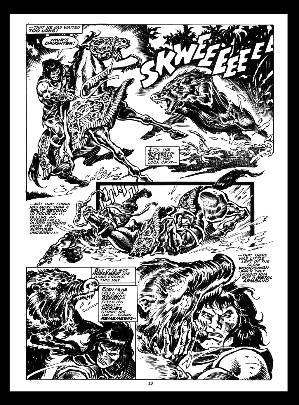 Read online The Savage Sword Of Conan comic -  Issue #214 - 24
