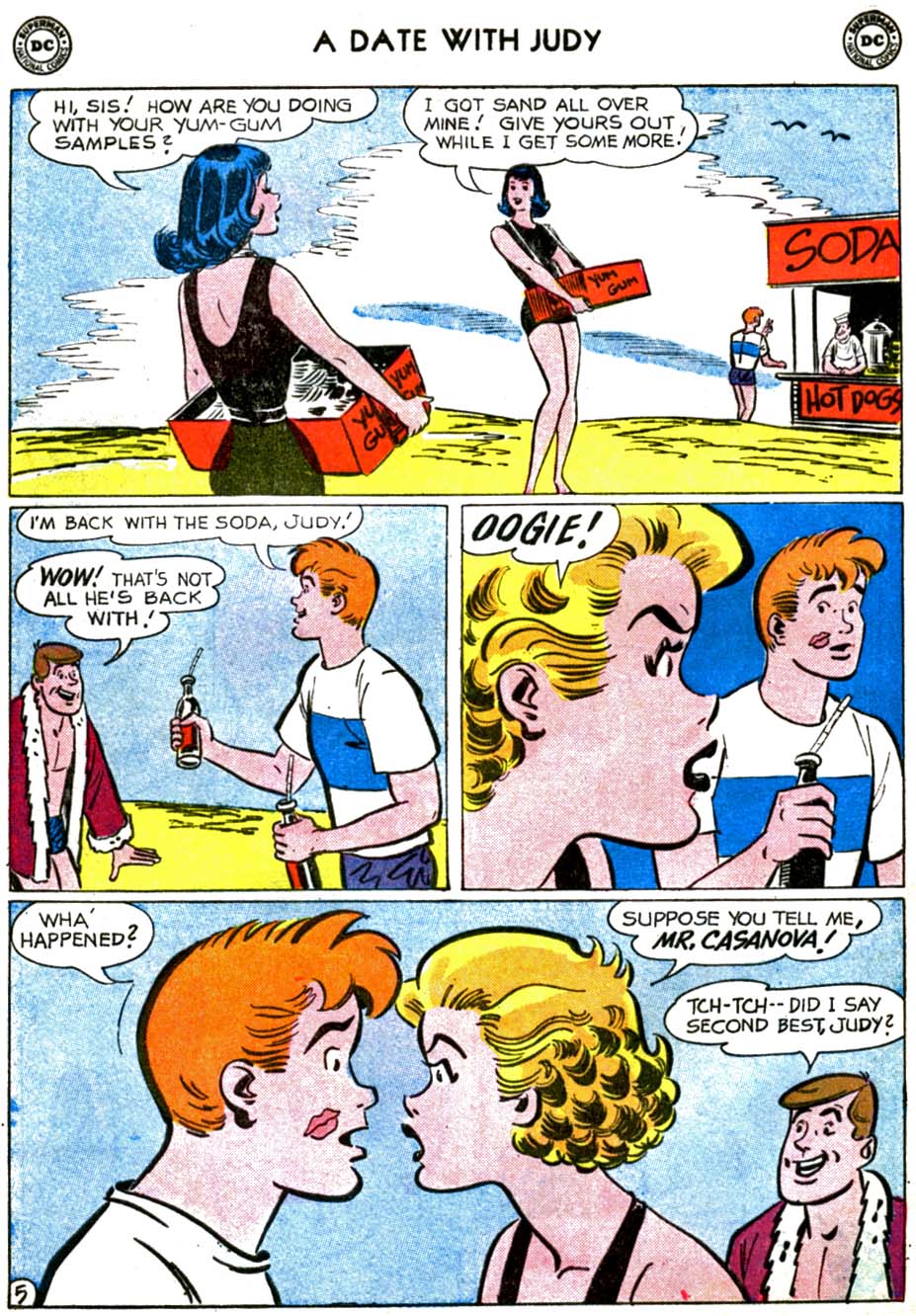 Read online A Date with Judy comic -  Issue #77 - 7