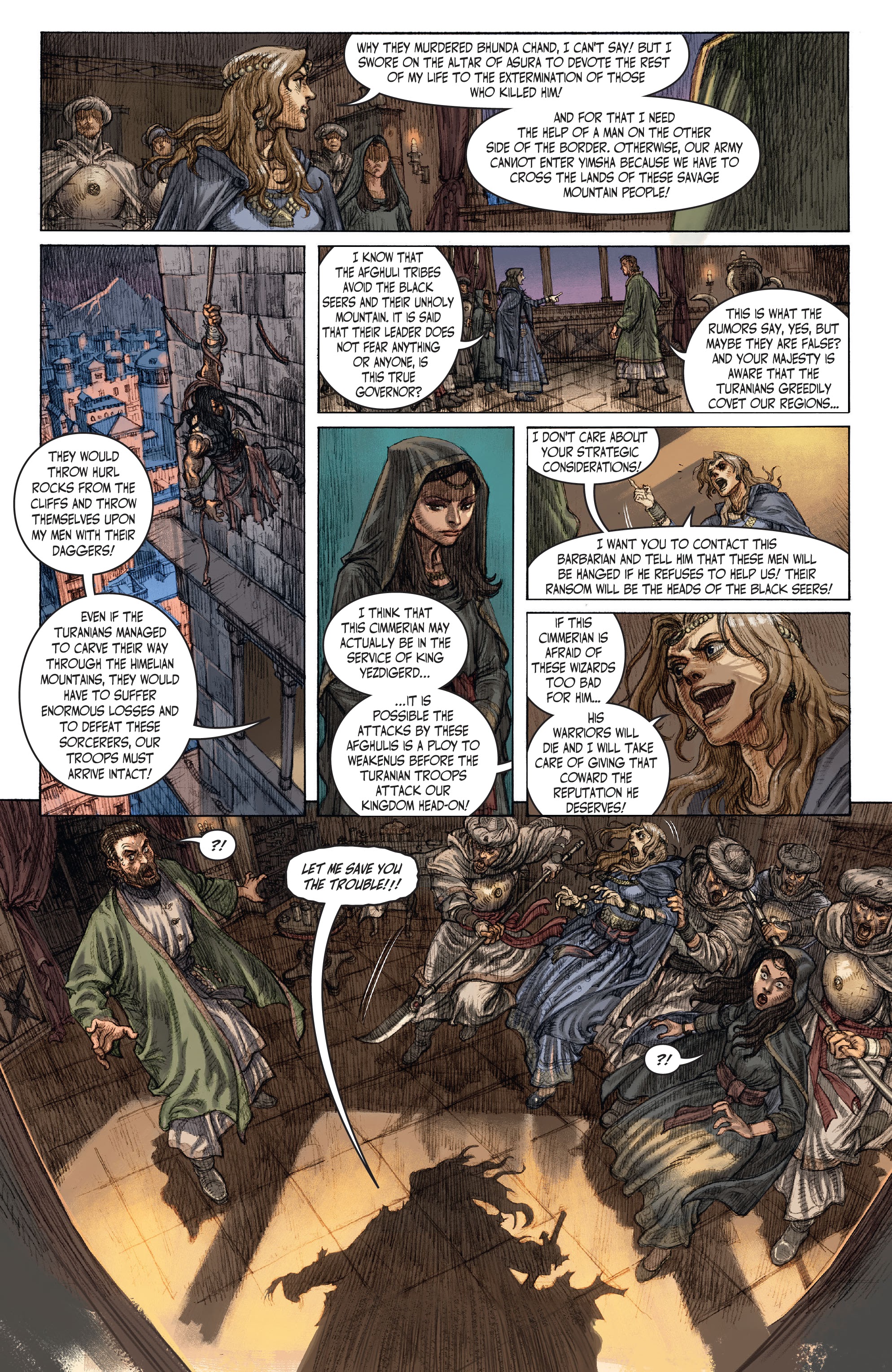 Read online The Cimmerian: People of the Black Circle comic -  Issue #1 - 12
