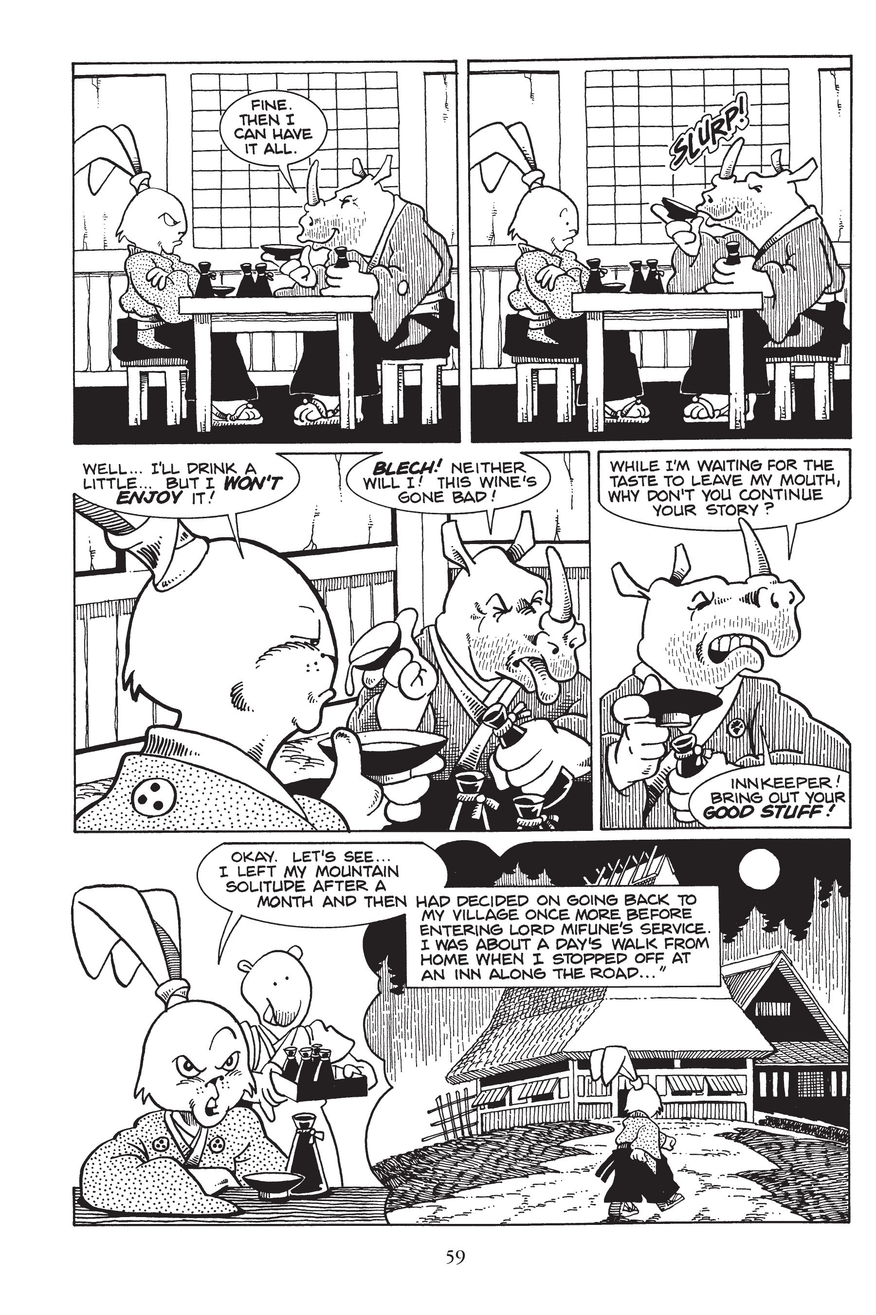 Read online Usagi Yojimbo (1987) comic -  Issue # _TPB 2 - 61