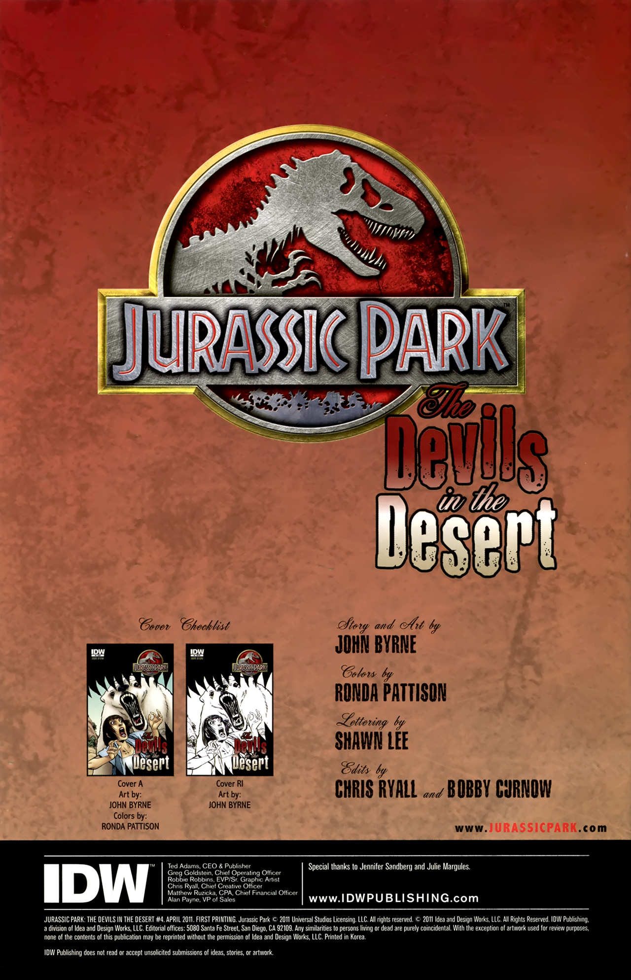 Read online Jurassic Park: The Devils in the Desert comic -  Issue #4 - 2