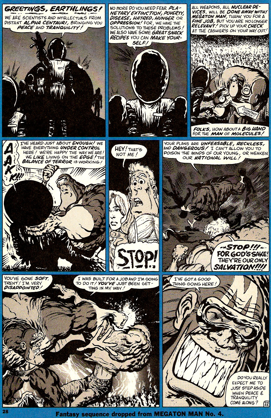 Read online The Return Of Megaton Man comic -  Issue #3 - 30