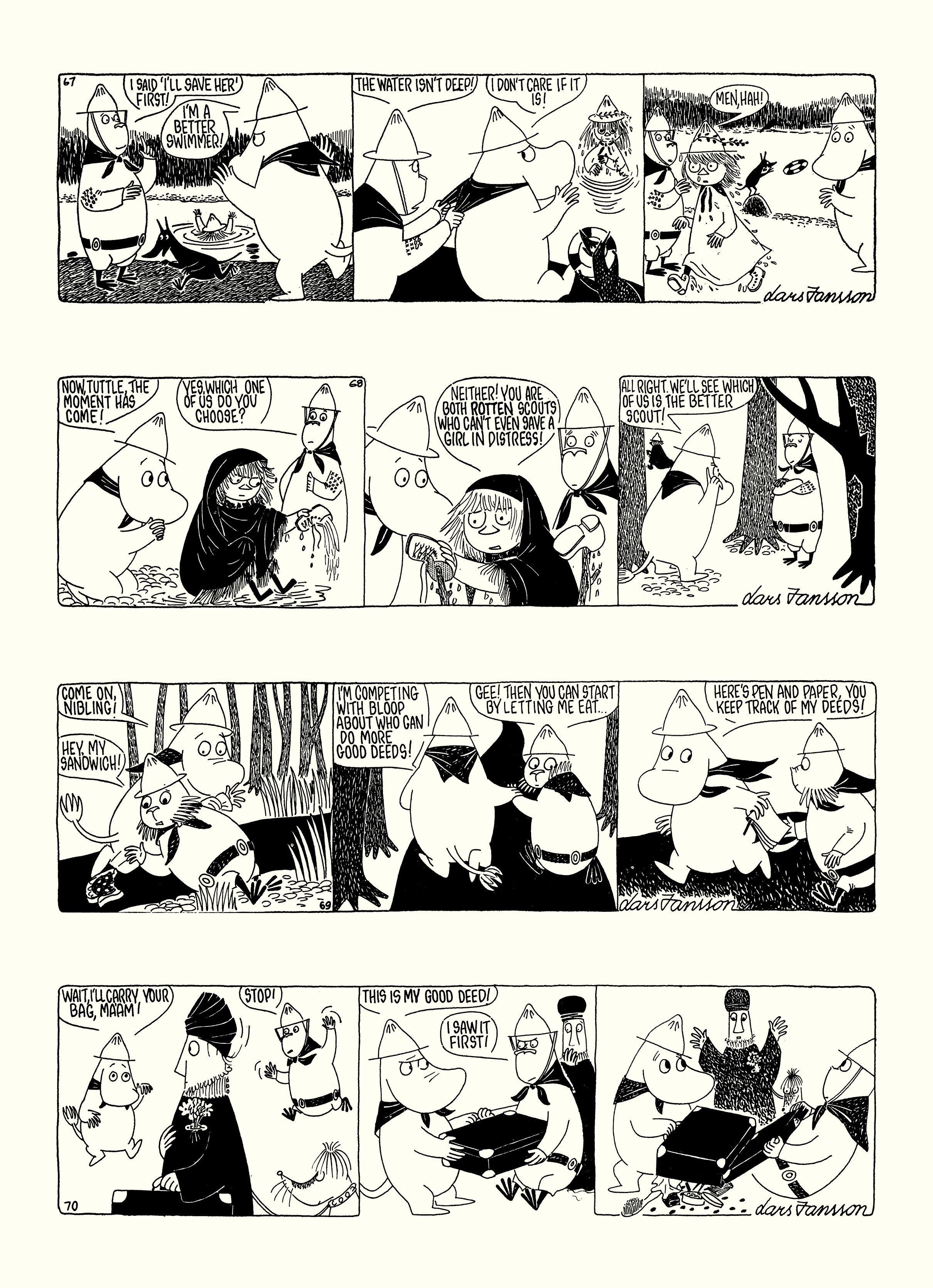 Read online Moomin: The Complete Lars Jansson Comic Strip comic -  Issue # TPB 7 - 44