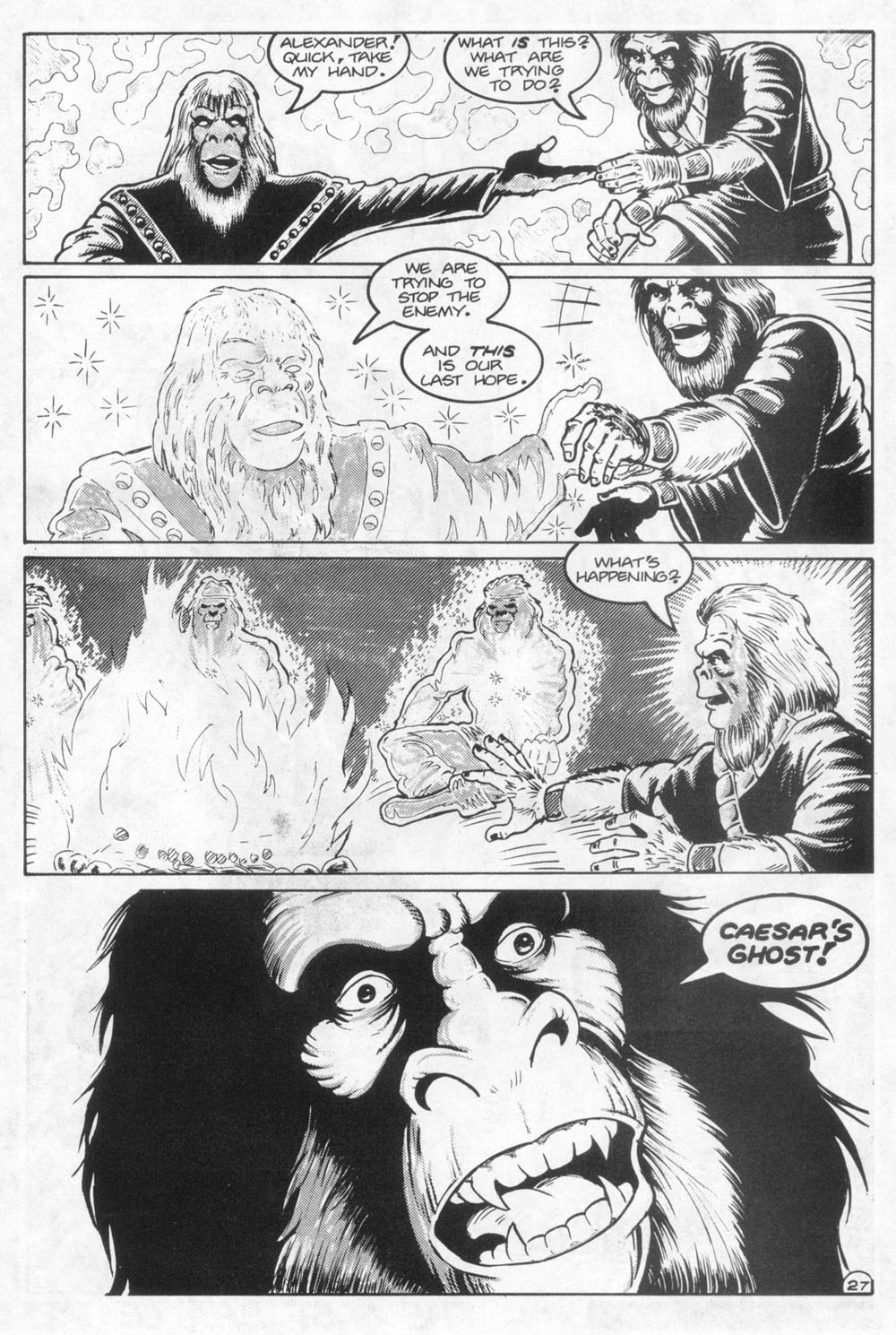 Read online Planet of the Apes (1990) comic -  Issue #23 - 29