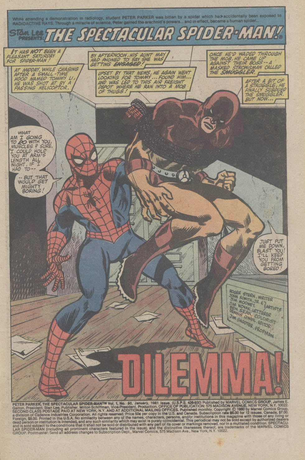 Read online The Spectacular Spider-Man (1976) comic -  Issue #50 - 2