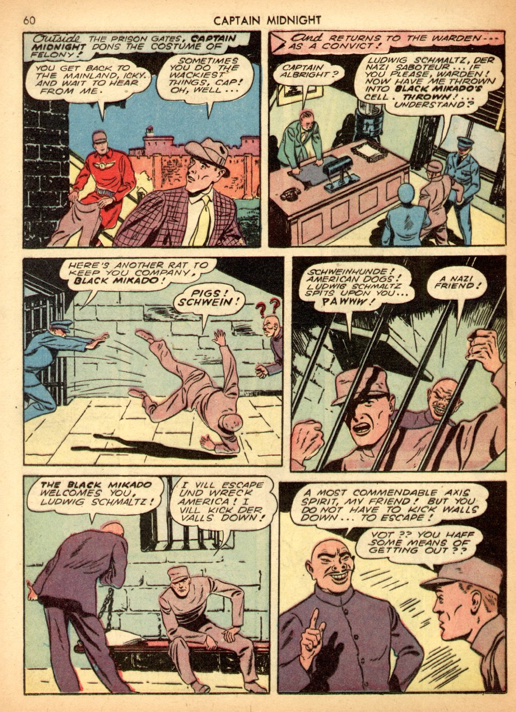 Read online Captain Midnight (1942) comic -  Issue #3 - 60
