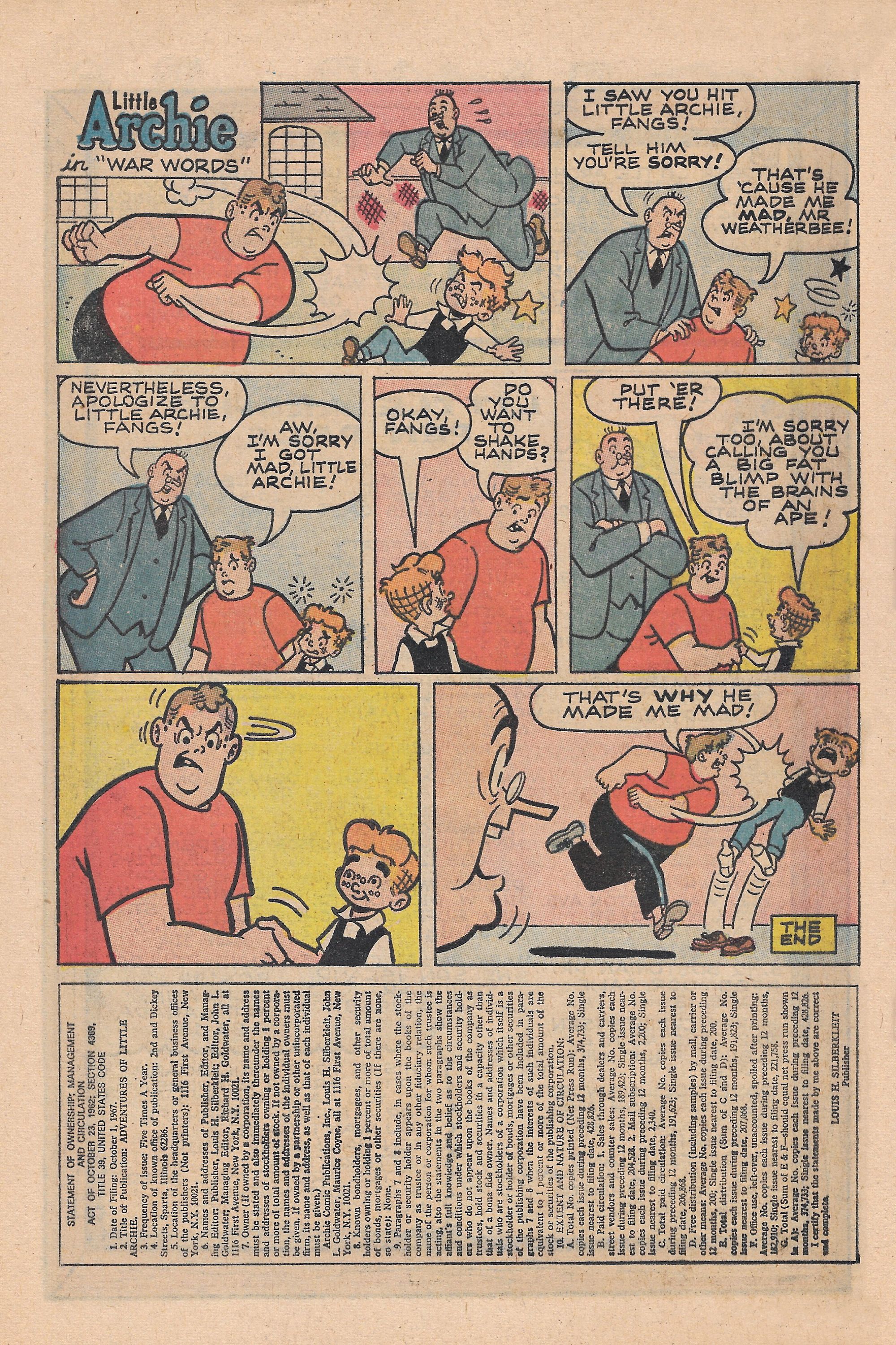 Read online The Adventures of Little Archie comic -  Issue #47 - 38