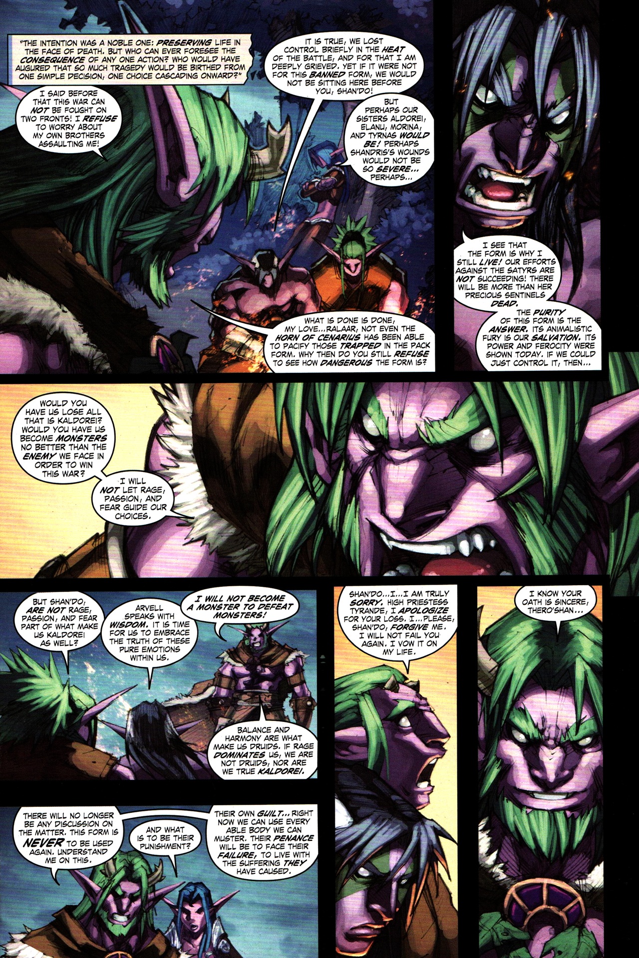 Read online World of Warcraft: Curse of the Worgen comic -  Issue #2 - 15