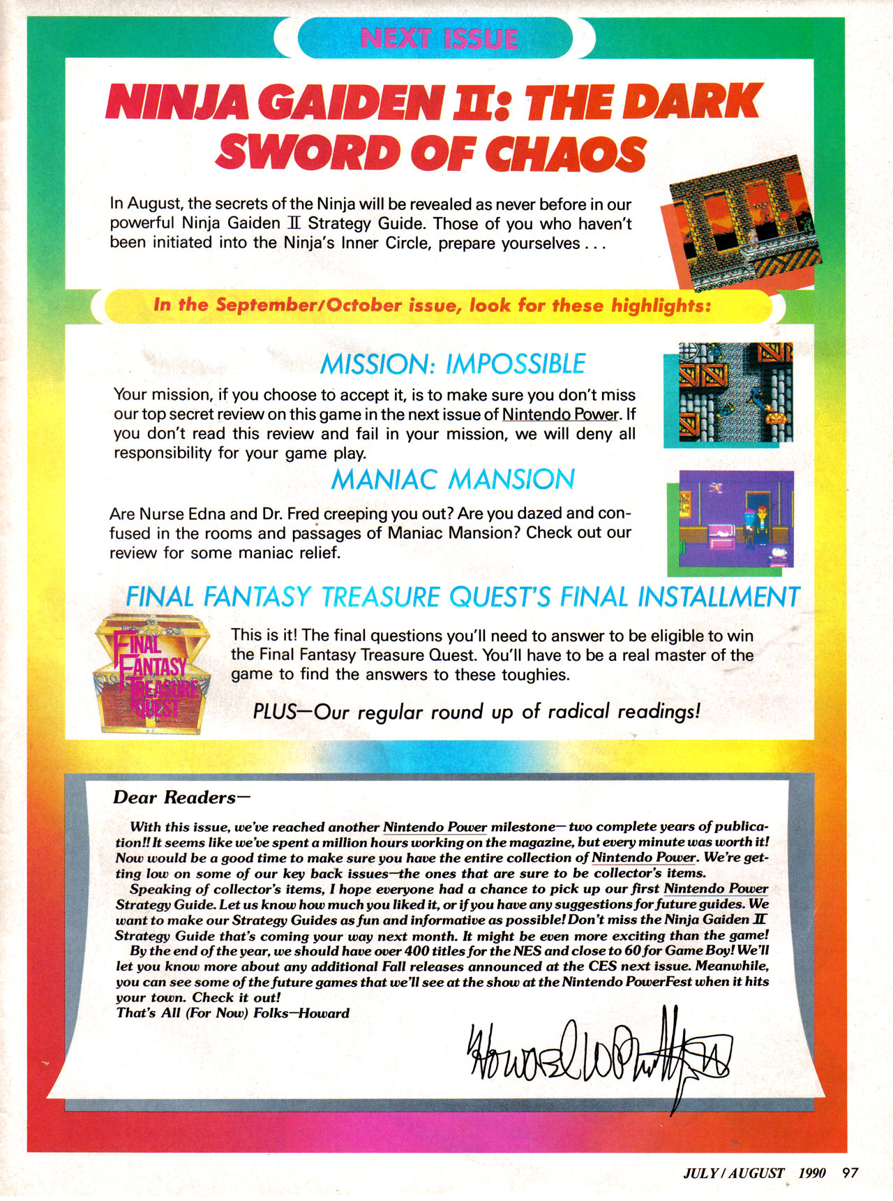 Read online Nintendo Power comic -  Issue #14 - 104