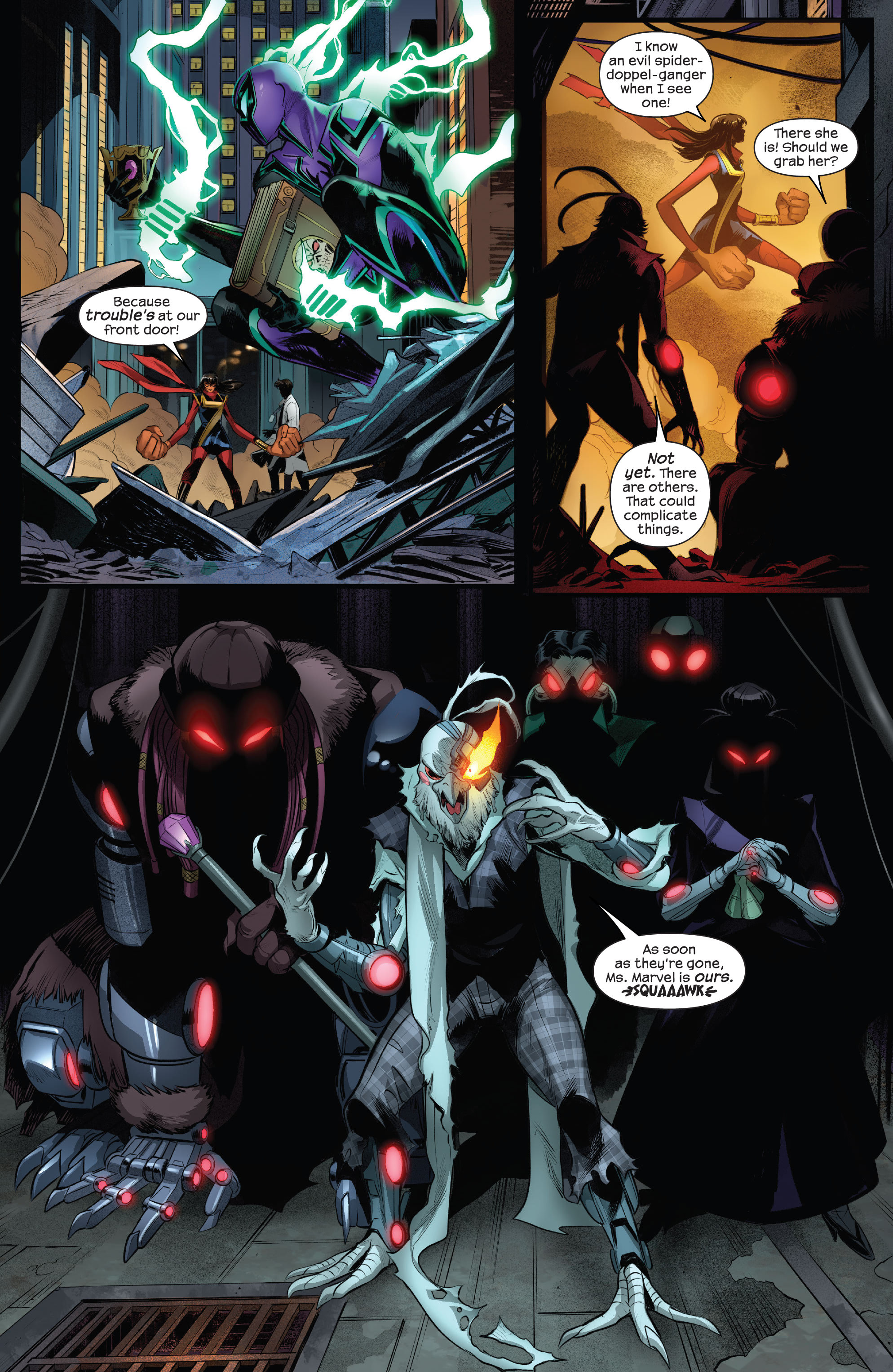 Read online Dark Web: Ms. Marvel comic -  Issue #1 - 21