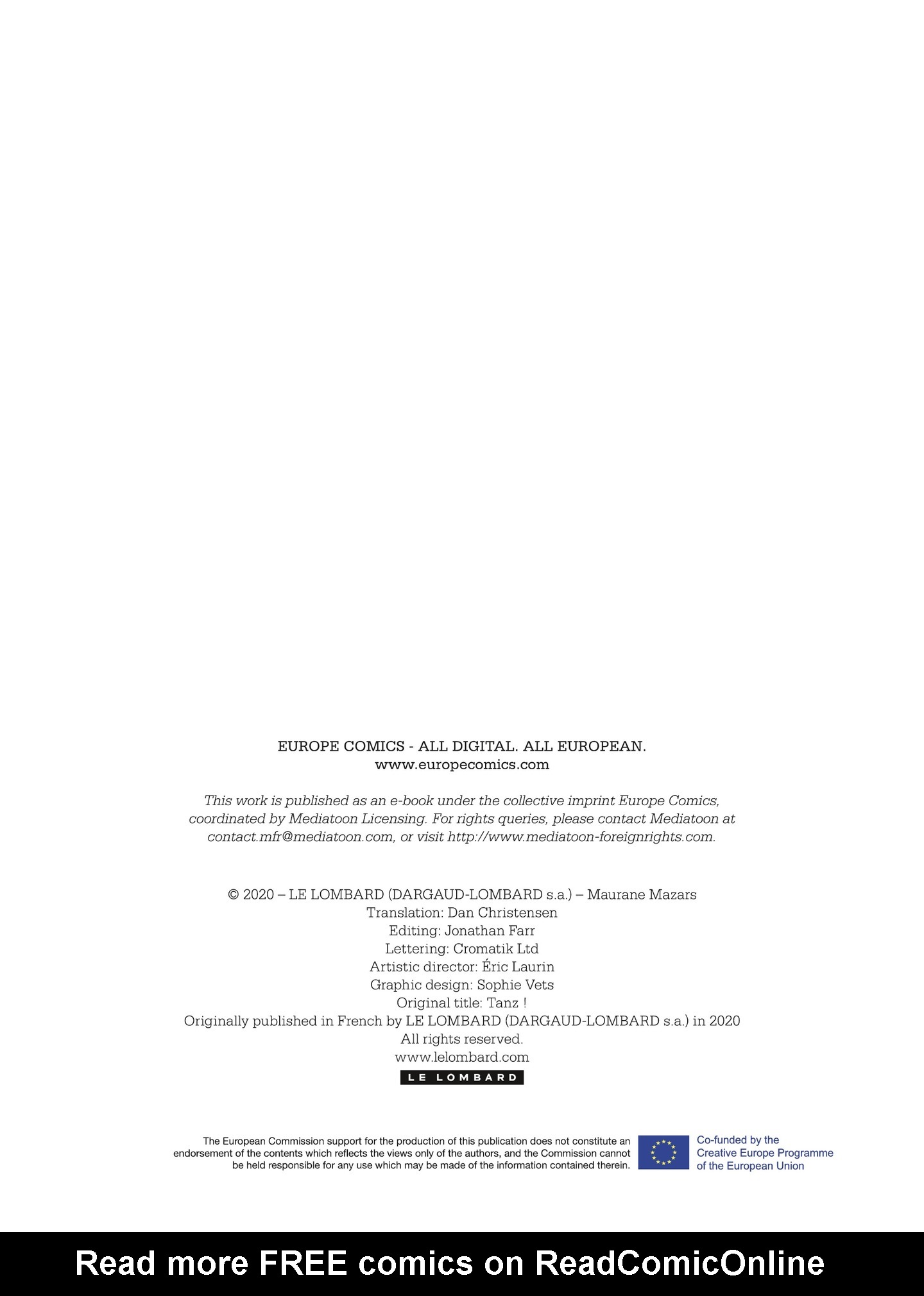 Read online Tanz! comic -  Issue #2 - 113