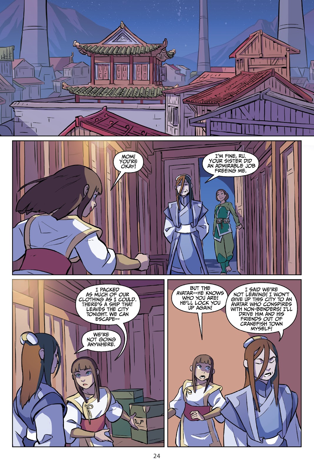 Read online Nickelodeon Avatar: The Last Airbender - Imbalance comic -  Issue # TPB 3 - 25
