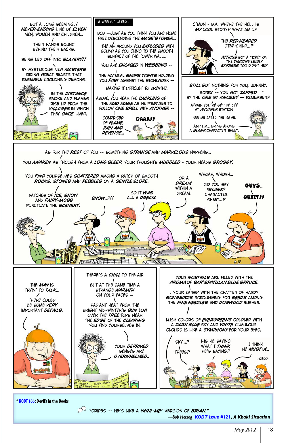 Read online Knights of the Dinner Table comic -  Issue #187 - 20