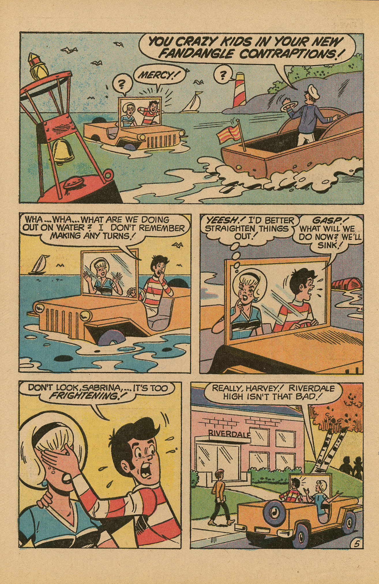 Read online Archie's TV Laugh-Out comic -  Issue #1 - 60