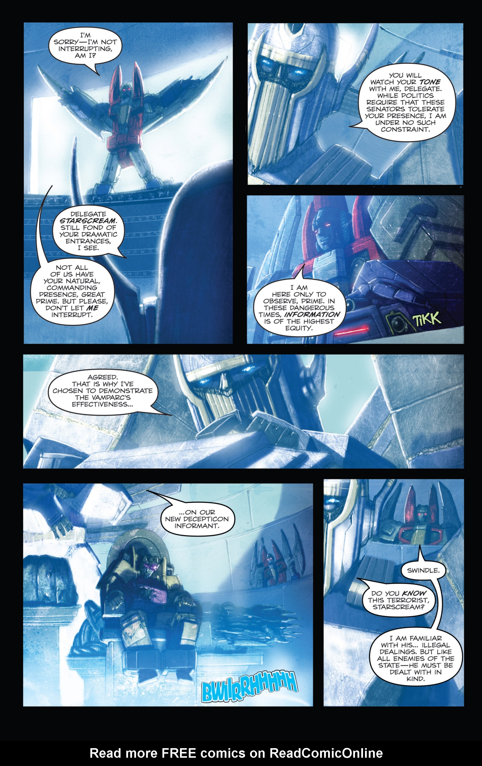 Read online Transformers: Autocracy comic -  Issue # Full - 18