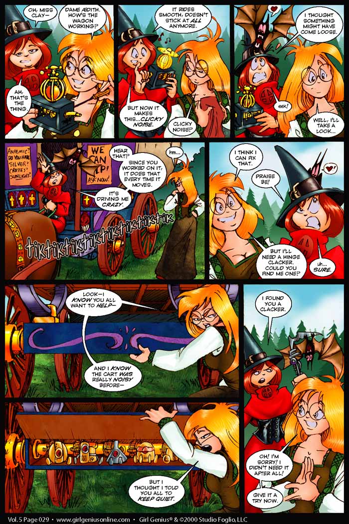 Read online Girl Genius (2002) comic -  Issue #5 - 29