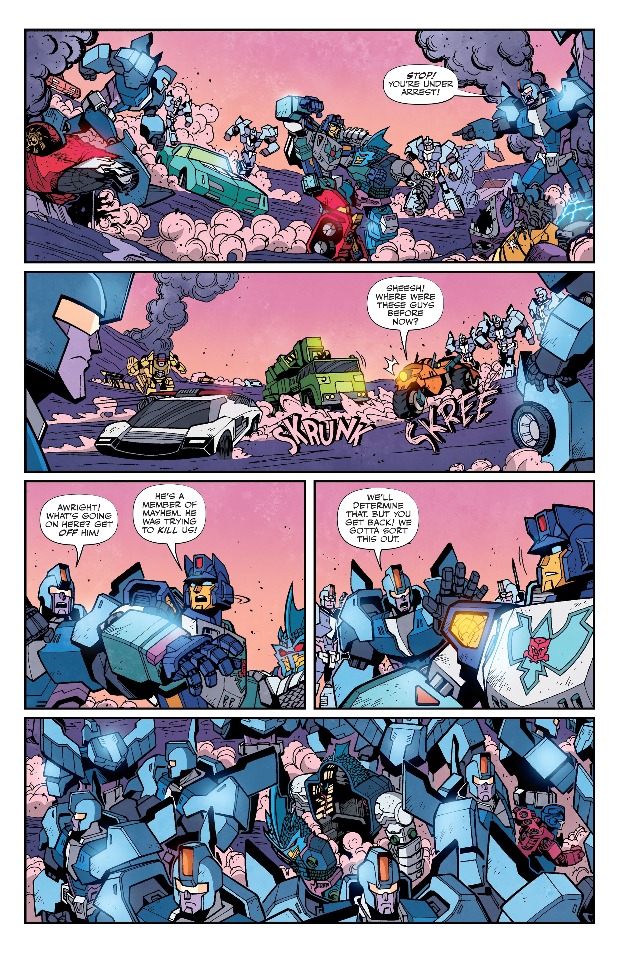 Read online Transformers: Wreckers-Tread and Circuits comic -  Issue #3 - 20