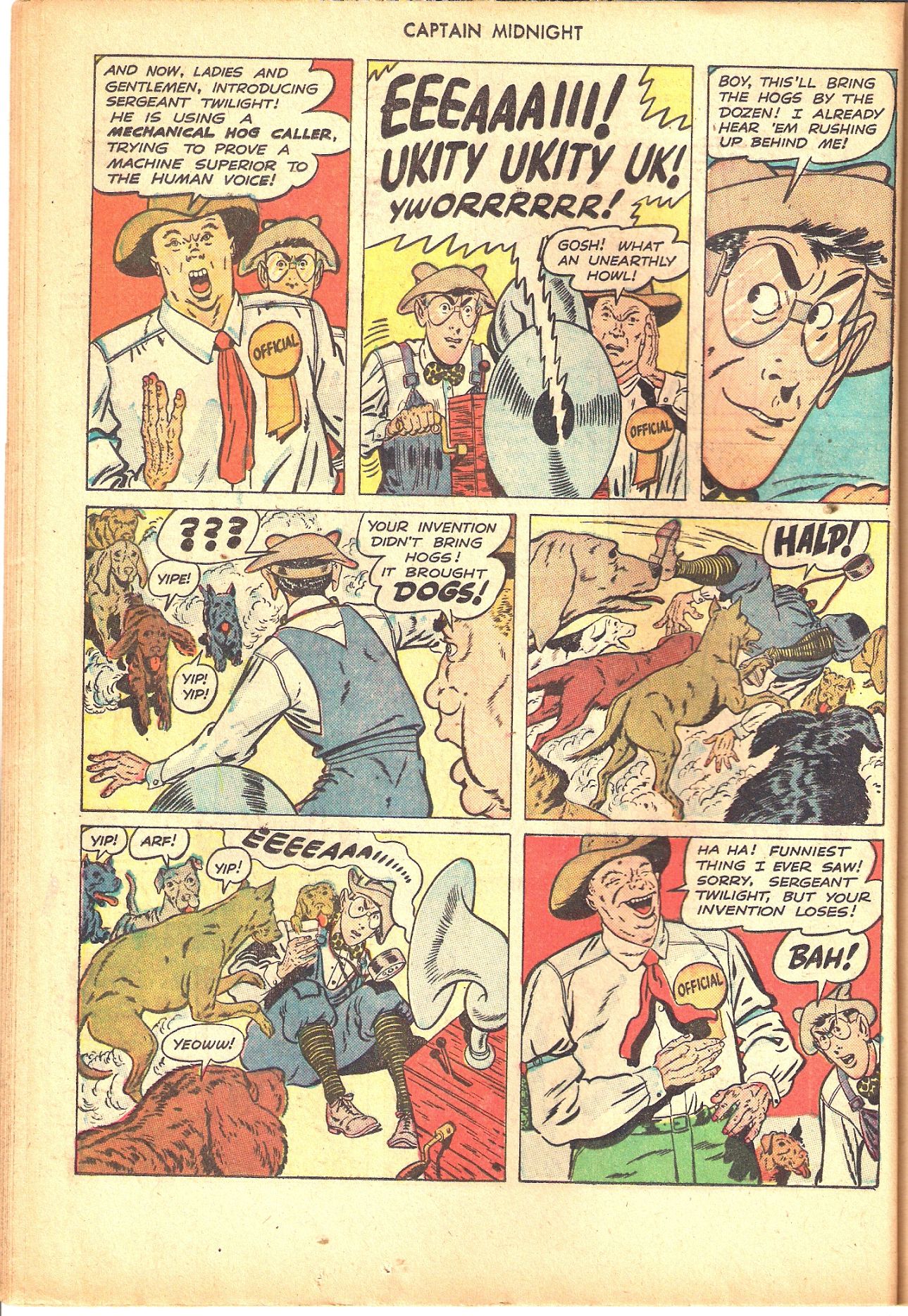 Read online Captain Midnight (1942) comic -  Issue #66 - 22