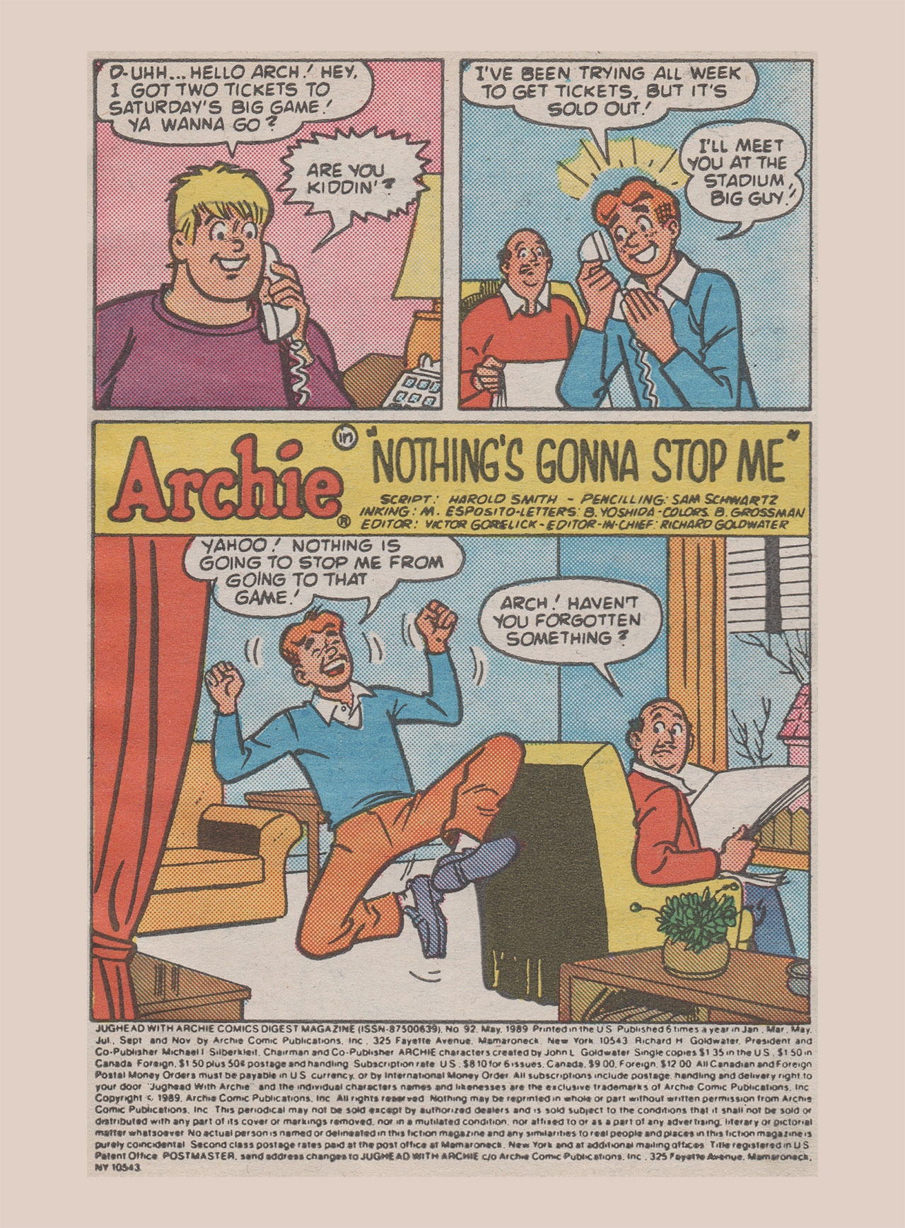 Read online Jughead with Archie Digest Magazine comic -  Issue #92 - 4