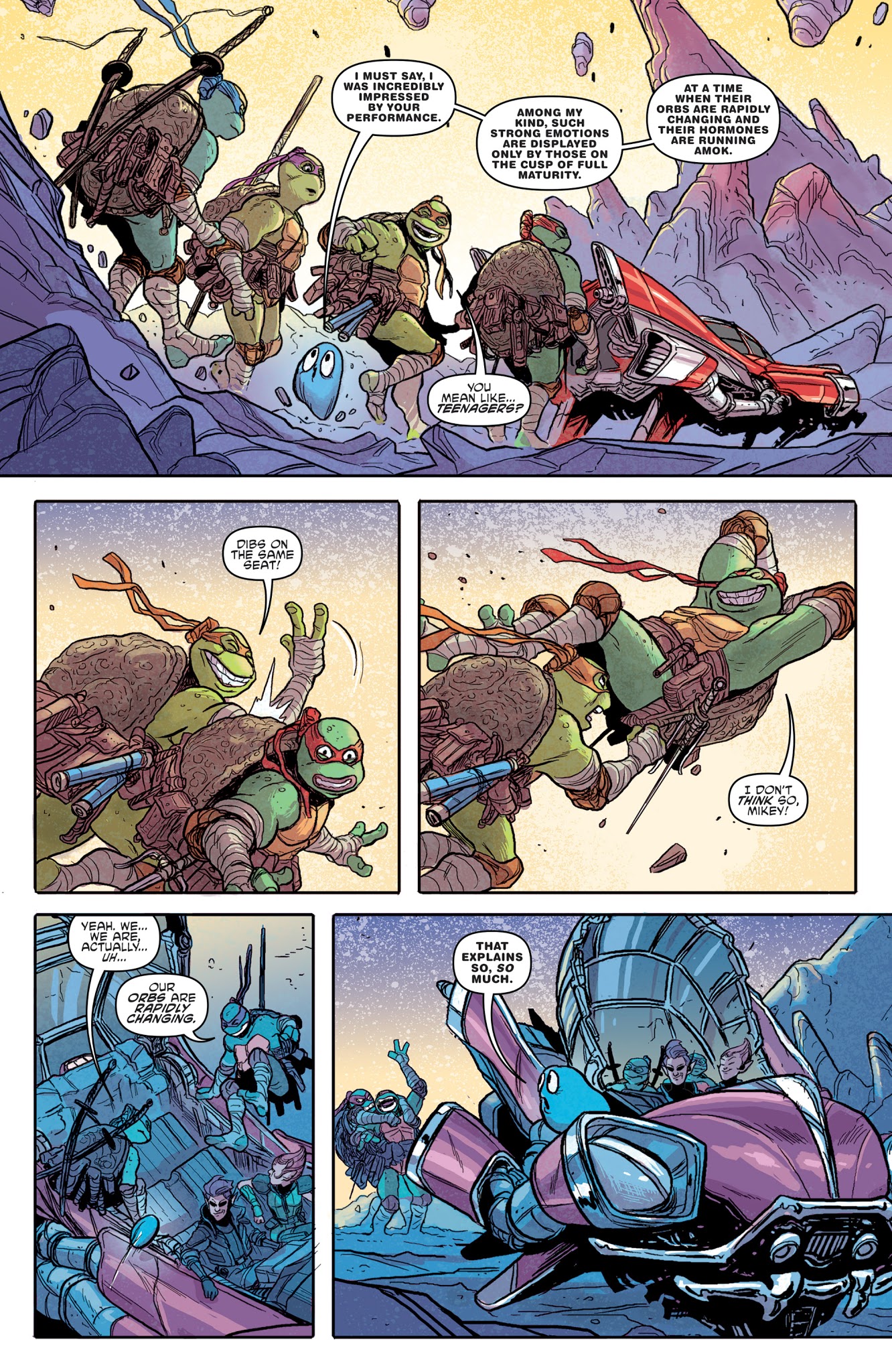 Read online Teenage Mutant Ninja Turtles: Dimension X comic -  Issue #1 - 21