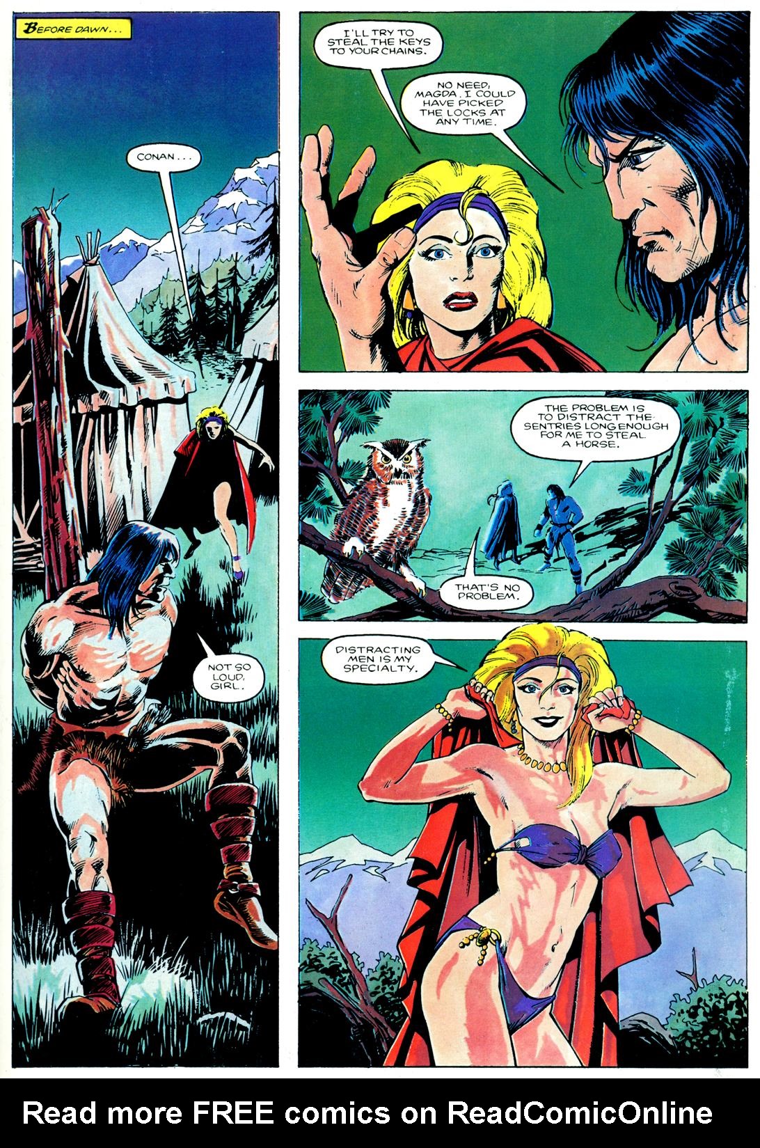 Read online Marvel Graphic Novel comic -  Issue #19 - Conan - The  Witch Queen of Acheron - 33