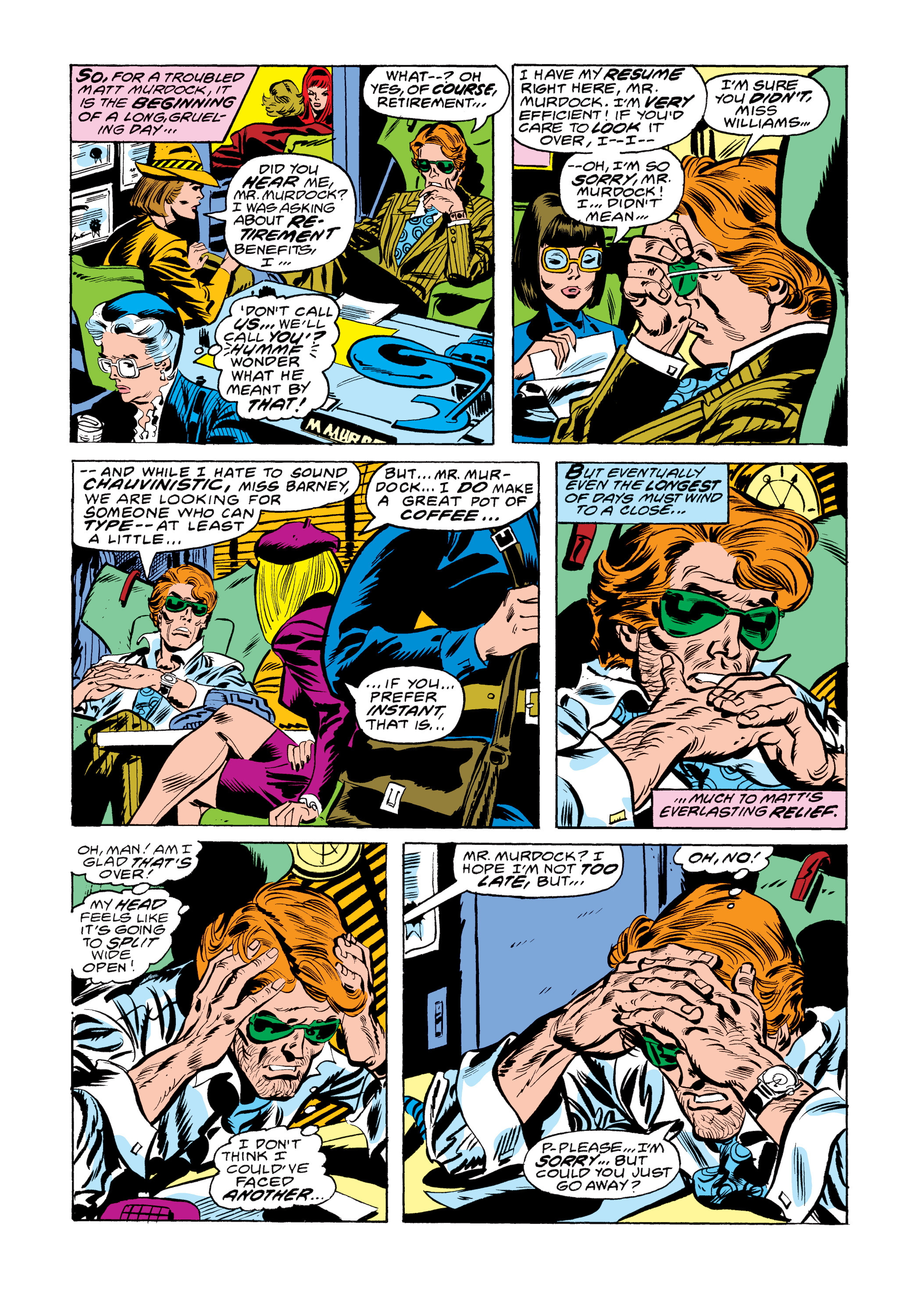 Read online Marvel Masterworks: Daredevil comic -  Issue # TPB 14 (Part 3) - 16