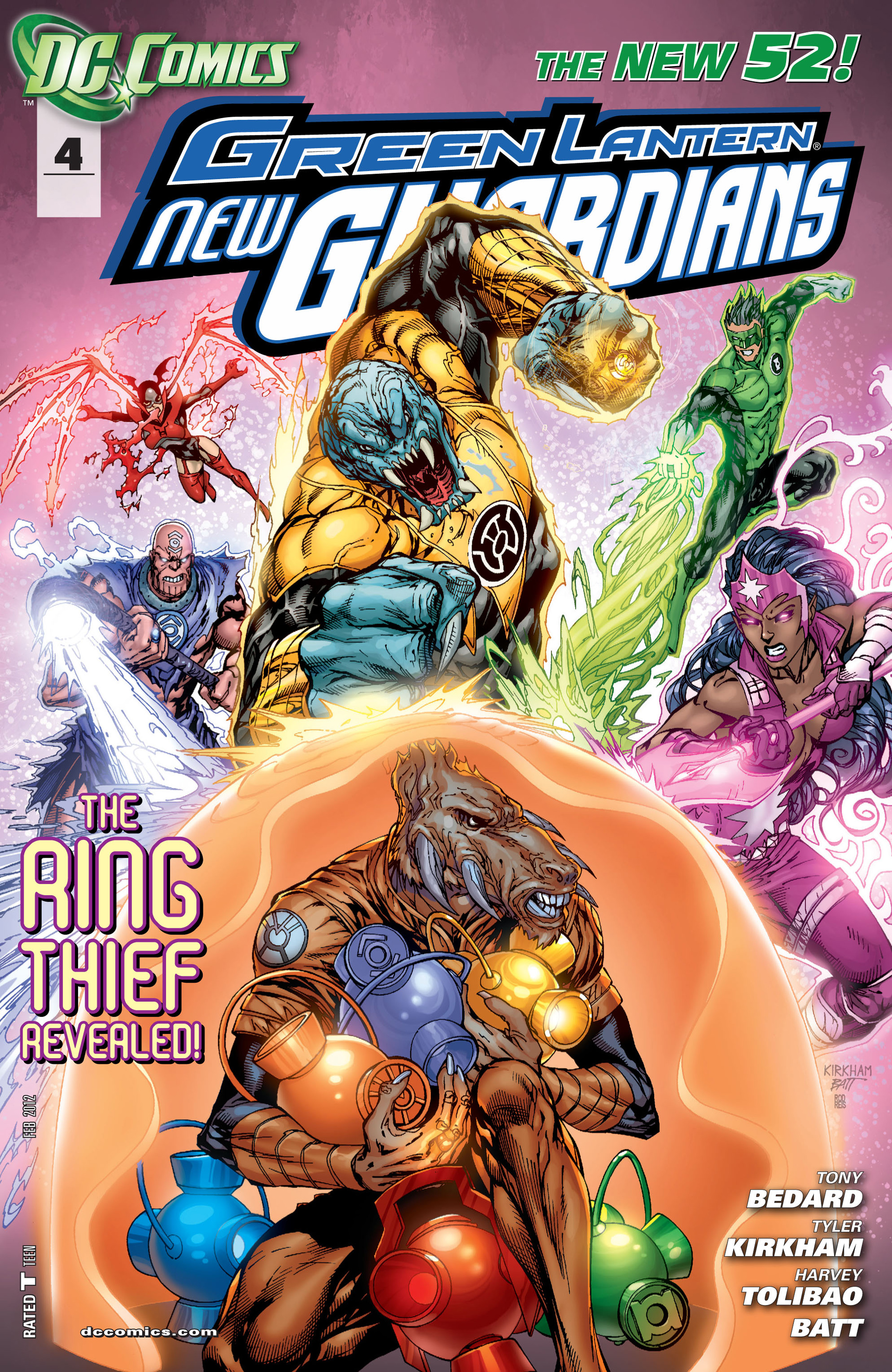 Read online Green Lantern: New Guardians comic -  Issue #4 - 1