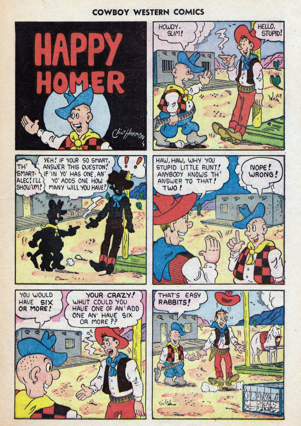 Read online Cowboy Western Comics (1948) comic -  Issue #24 - 25