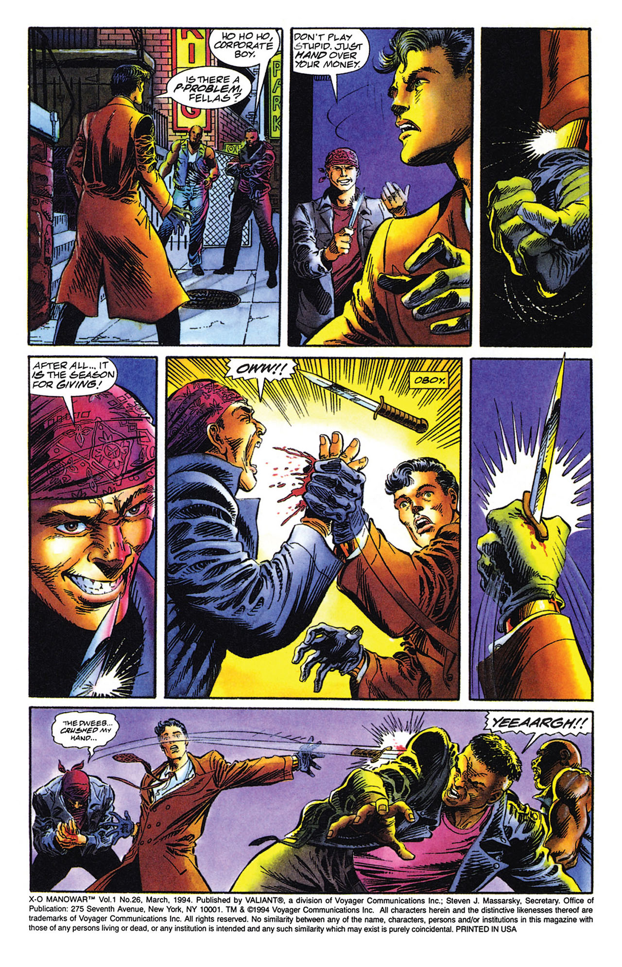 Read online X-O Manowar (1992) comic -  Issue #26 - 3