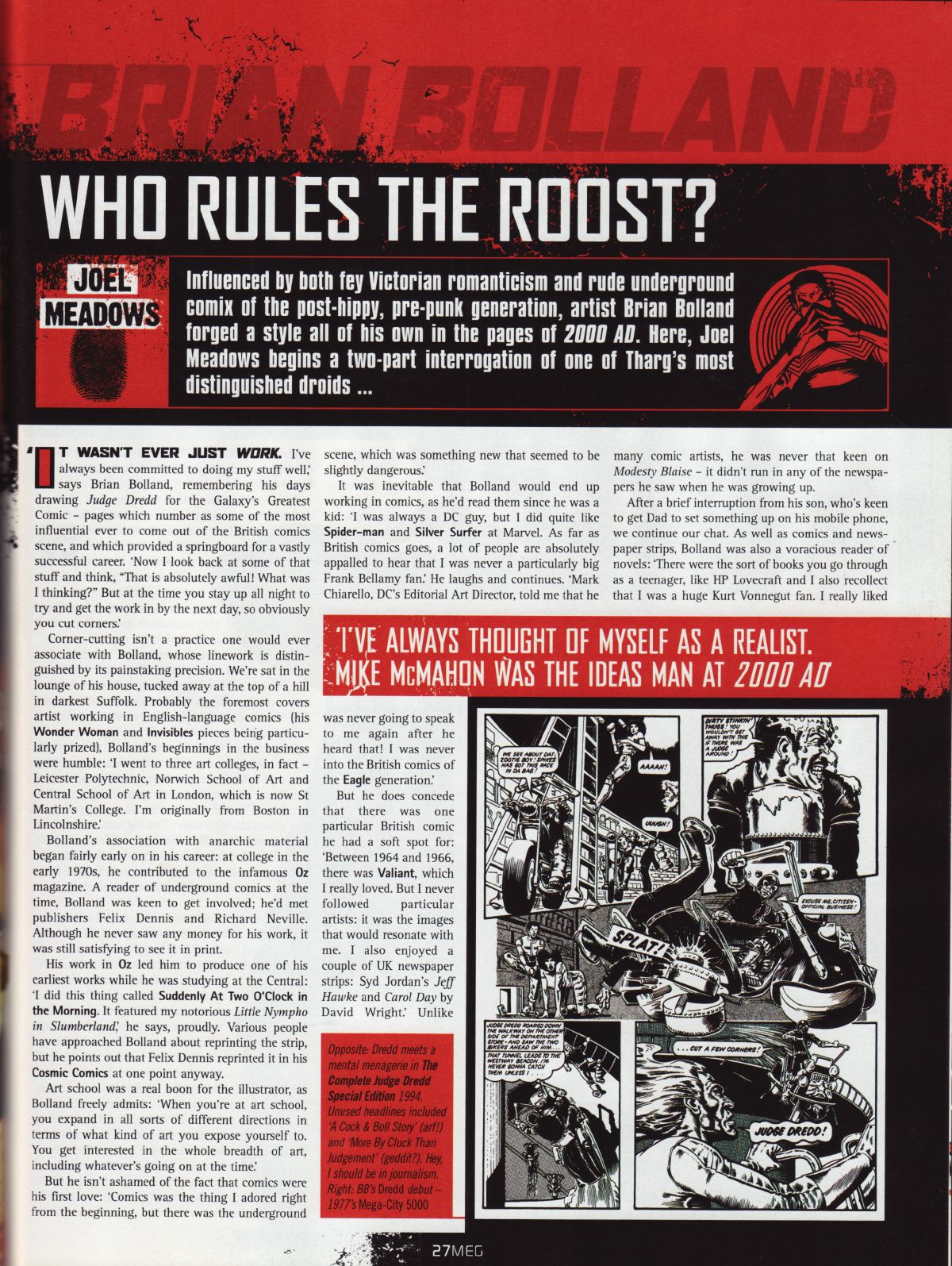 Read online Judge Dredd Megazine (Vol. 5) comic -  Issue #240 - 27