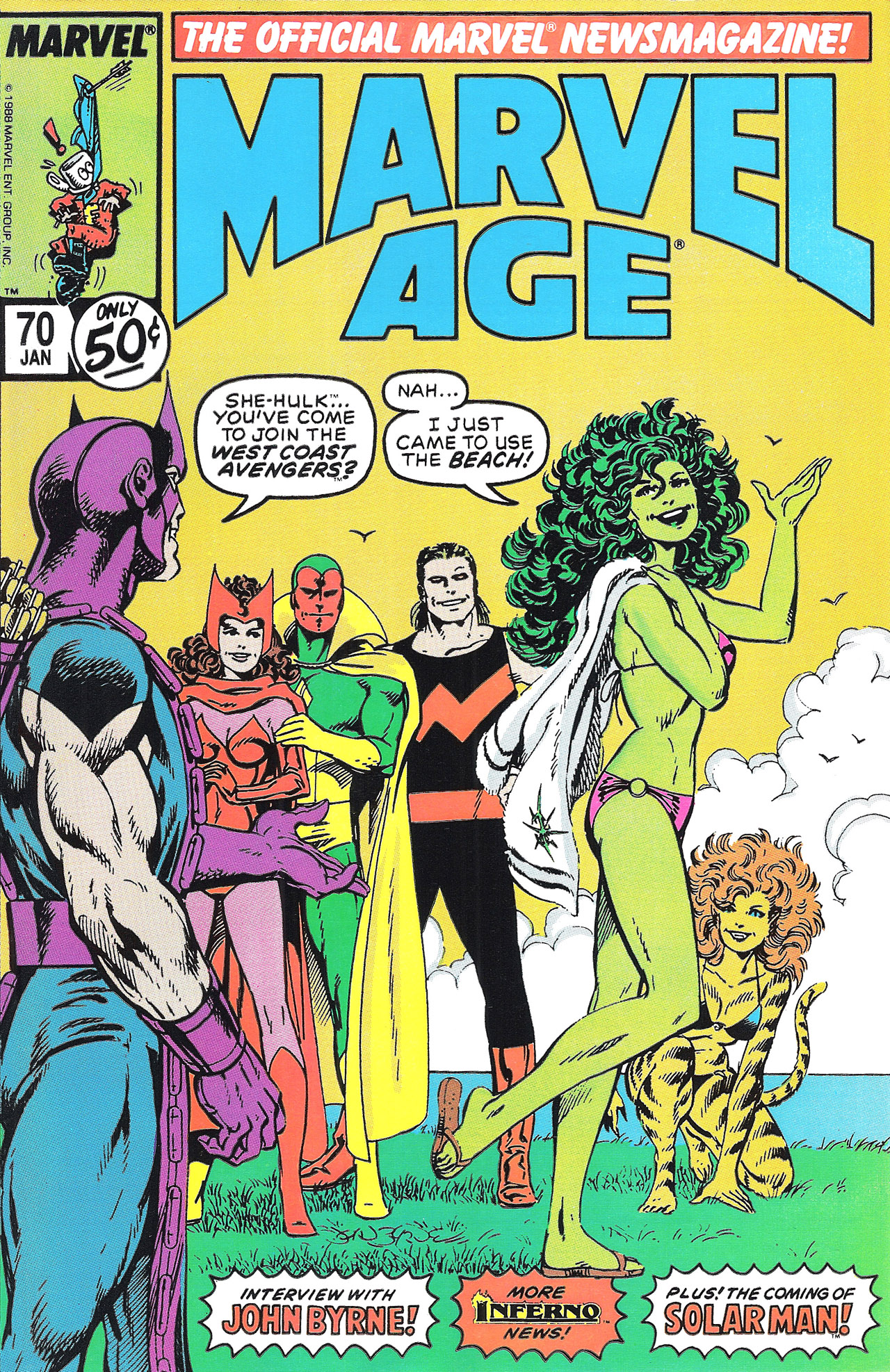 Read online Marvel Age comic -  Issue #70 - 1