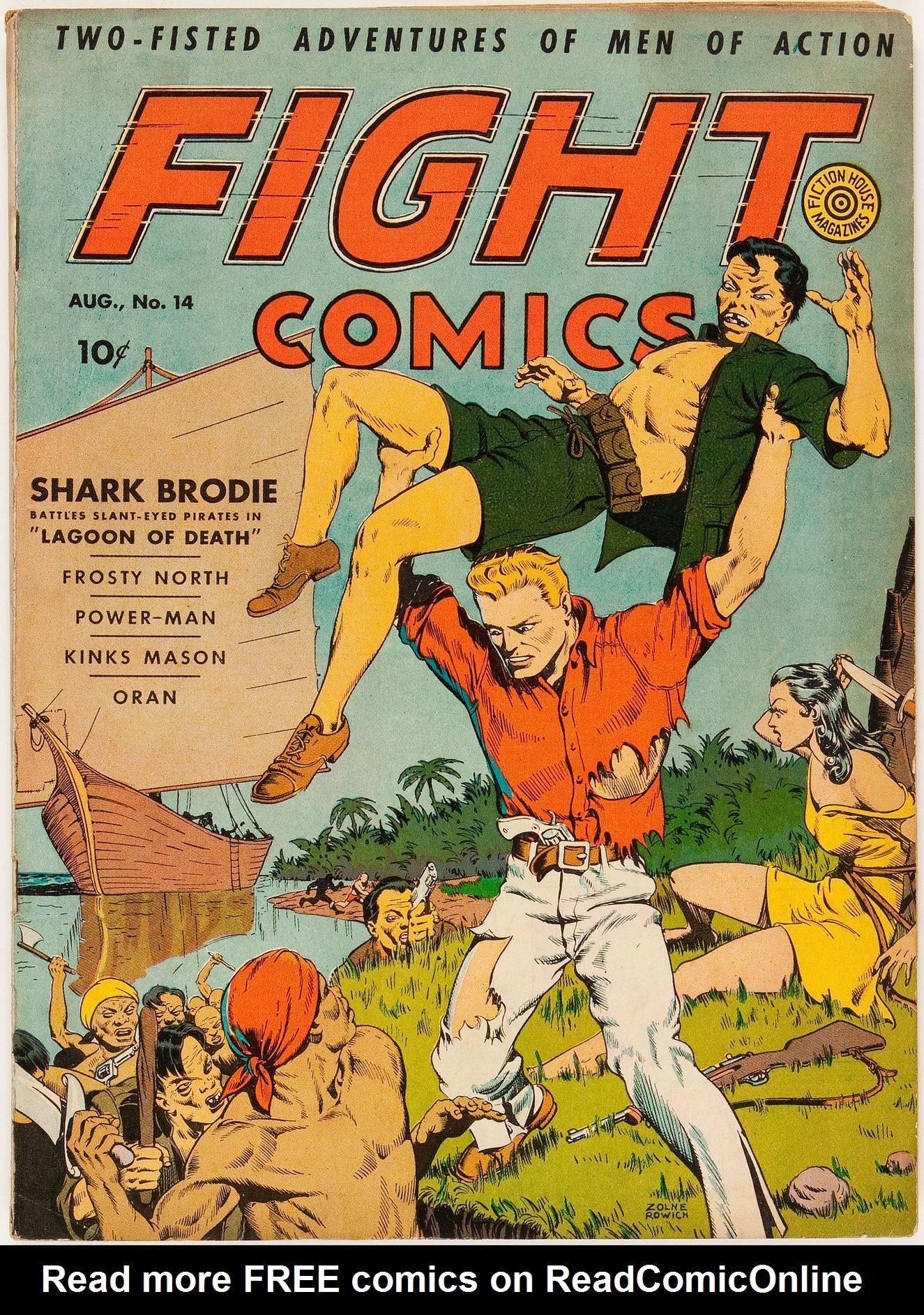 Read online Fight Comics comic -  Issue #14 - 1