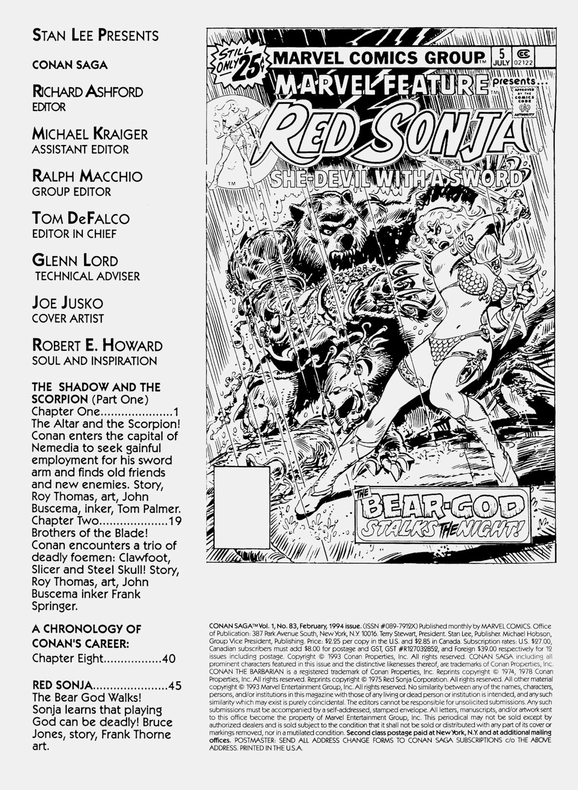 Read online Conan Saga comic -  Issue #83 - 2