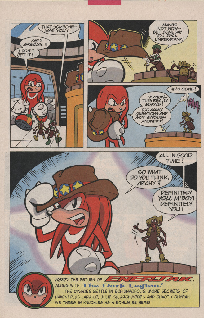 Read online Knuckles the Echidna comic -  Issue #6 - 30