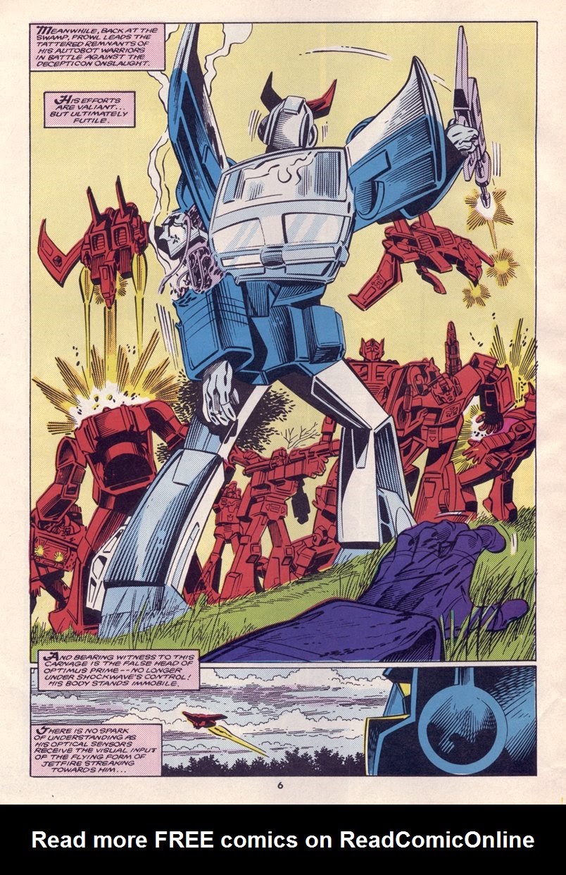 Read online The Transformers (UK) comic -  Issue #40 - 5