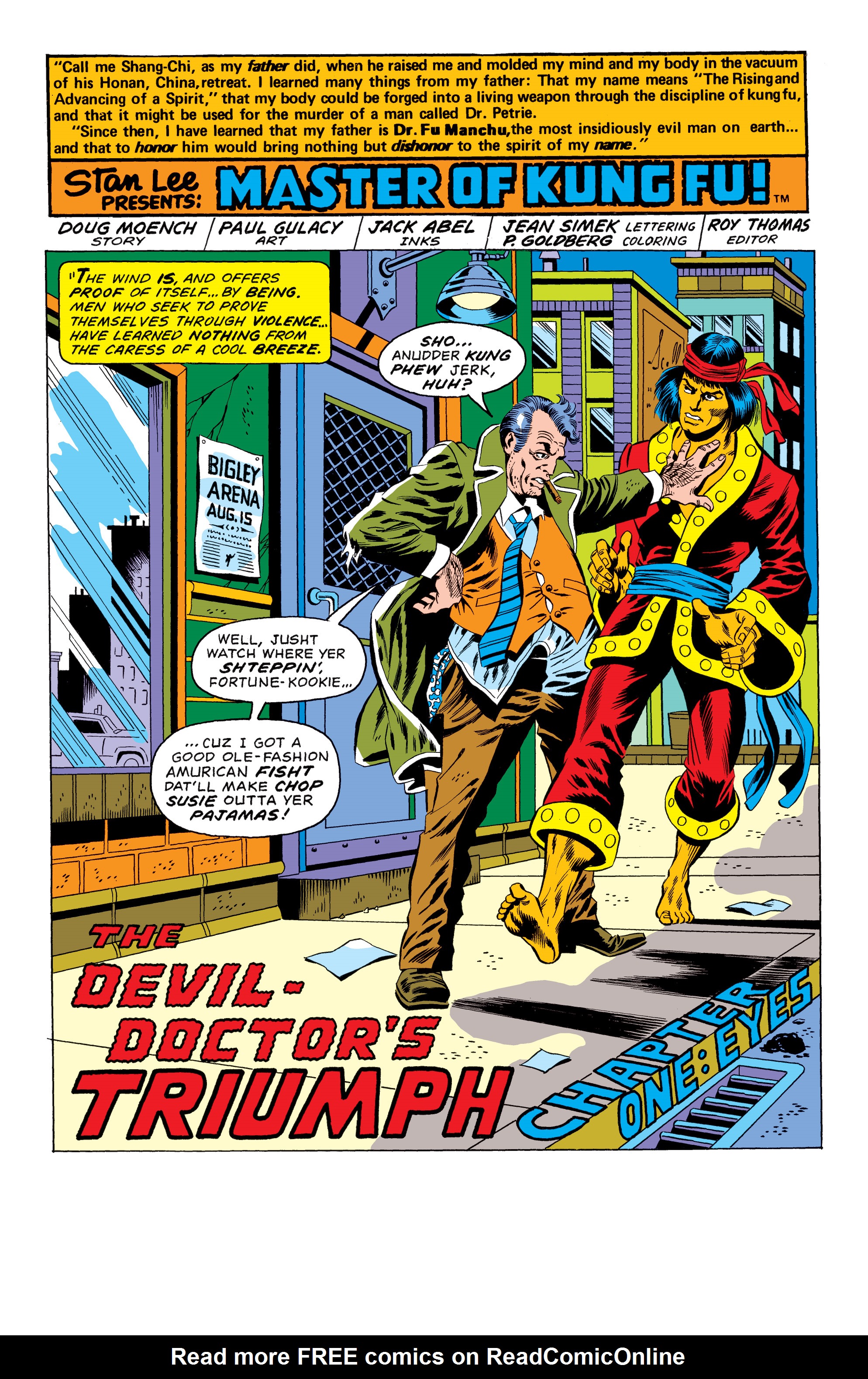 Read online Master of Kung Fu Epic Collection: Weapon of the Soul comic -  Issue # TPB (Part 3) - 30