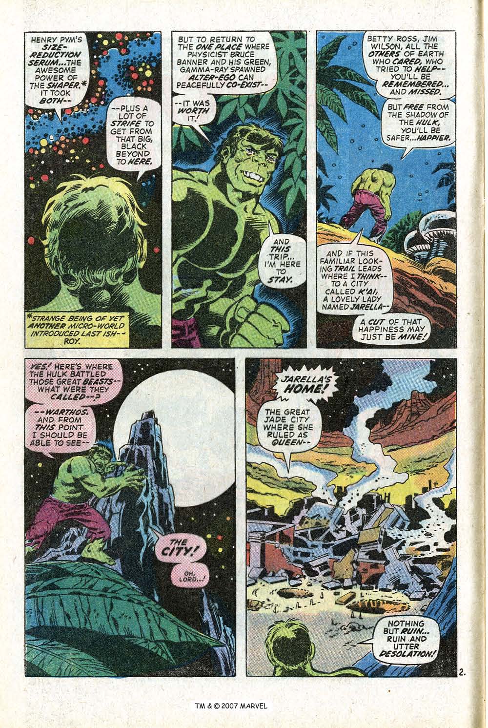 Read online The Incredible Hulk (1968) comic -  Issue #156 - 4