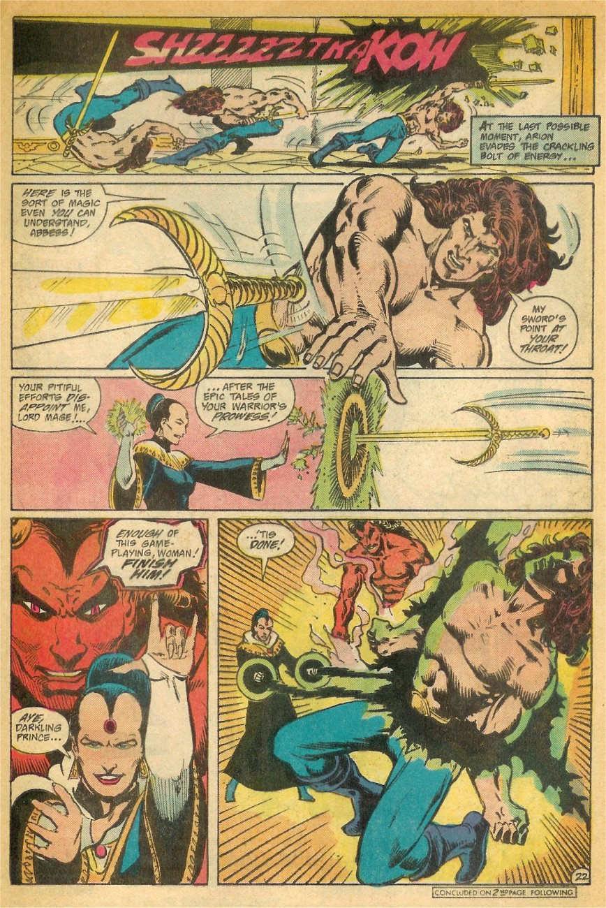 Read online Arion, Lord of Atlantis comic -  Issue #26 - 23