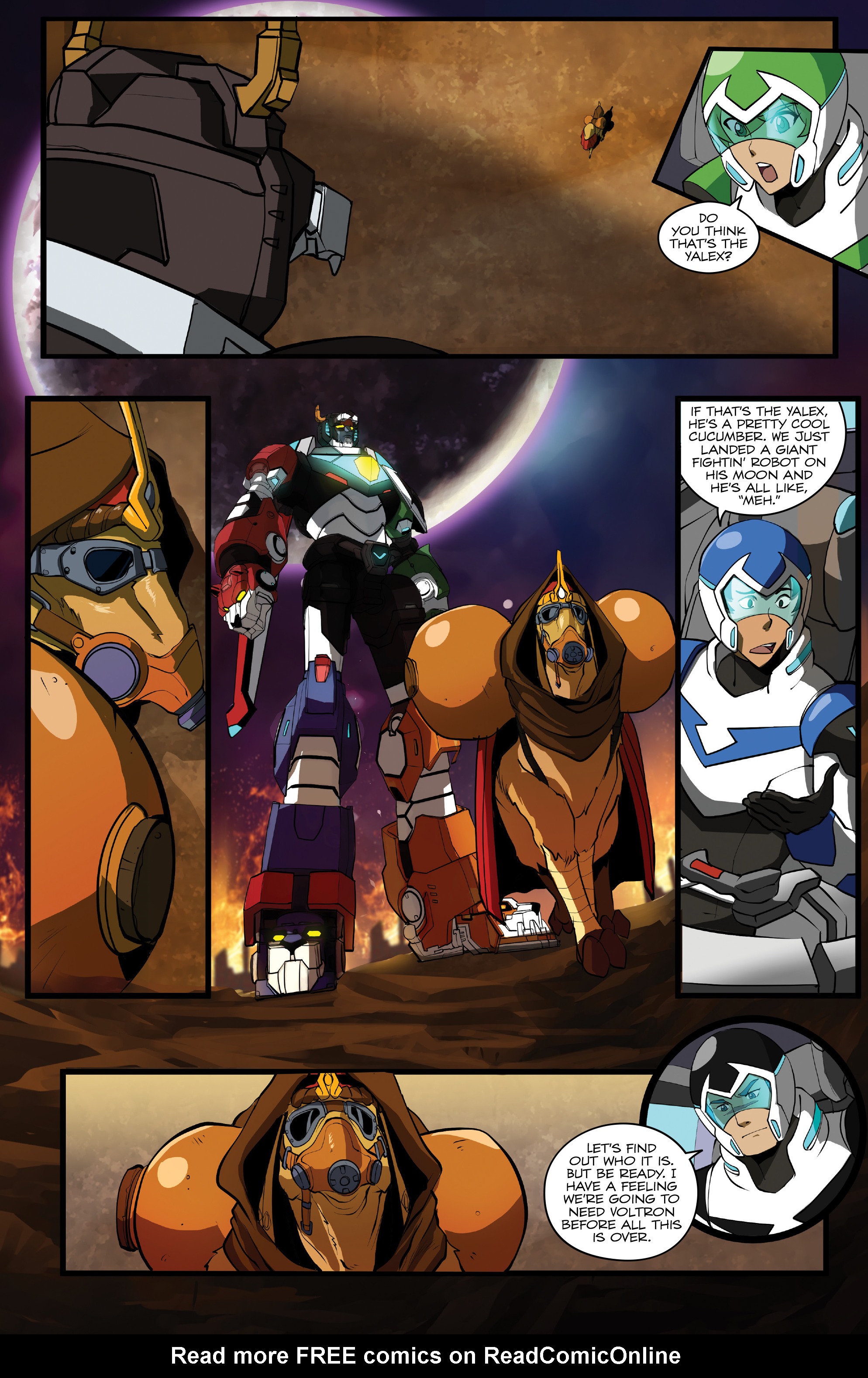 Read online Voltron: Legendary Defender comic -  Issue #5 - 5