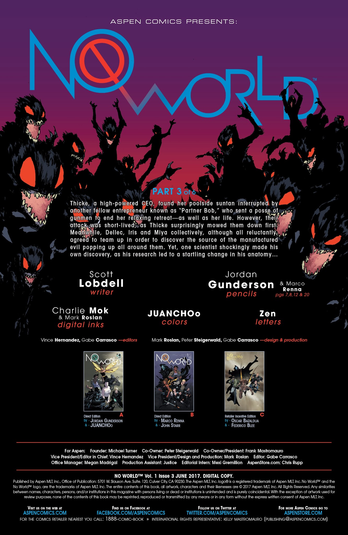 Read online No World comic -  Issue #3 - 3