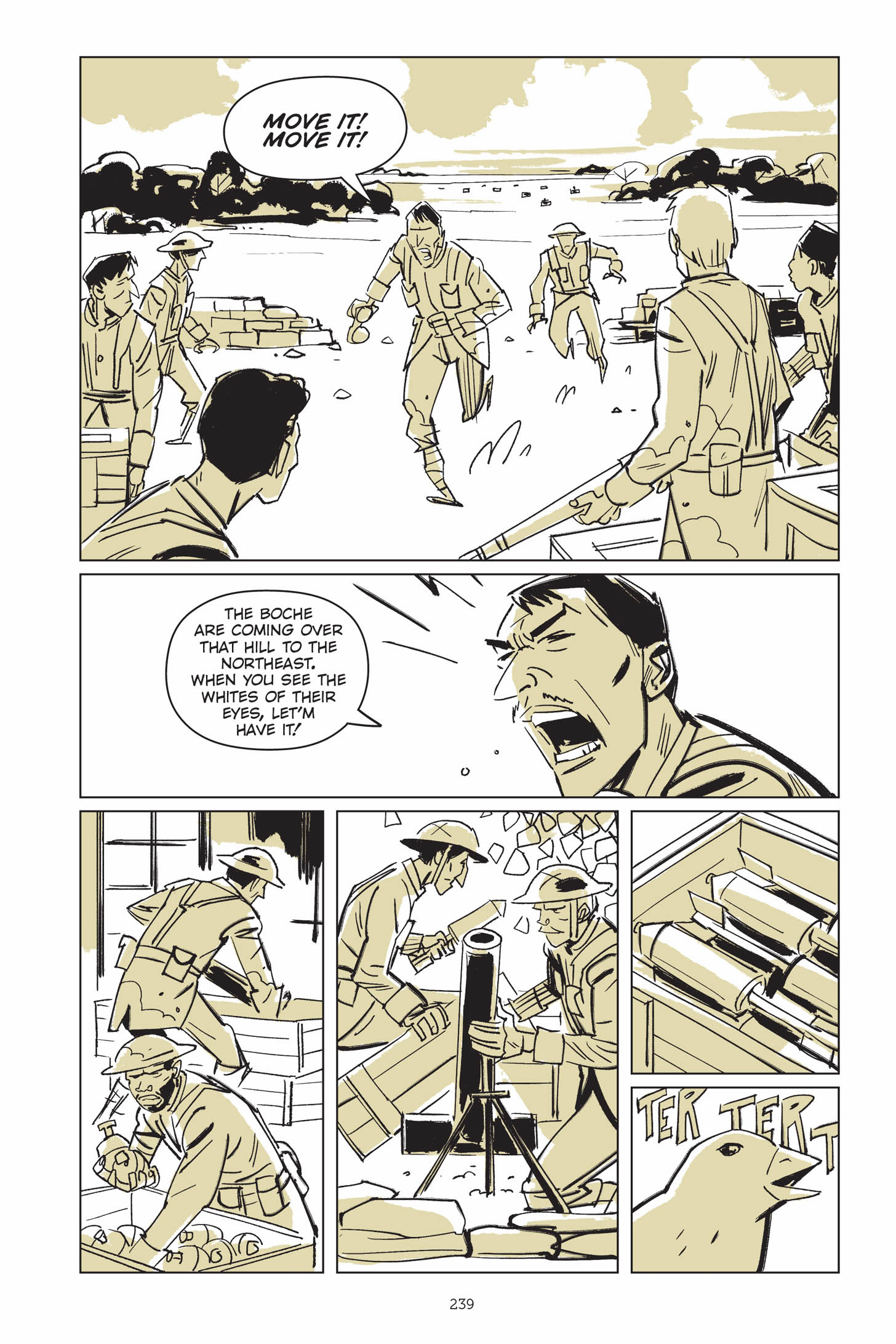 Read online Now Let Me Fly: A Portrait of Eugene Bullard comic -  Issue # TPB (Part 3) - 37