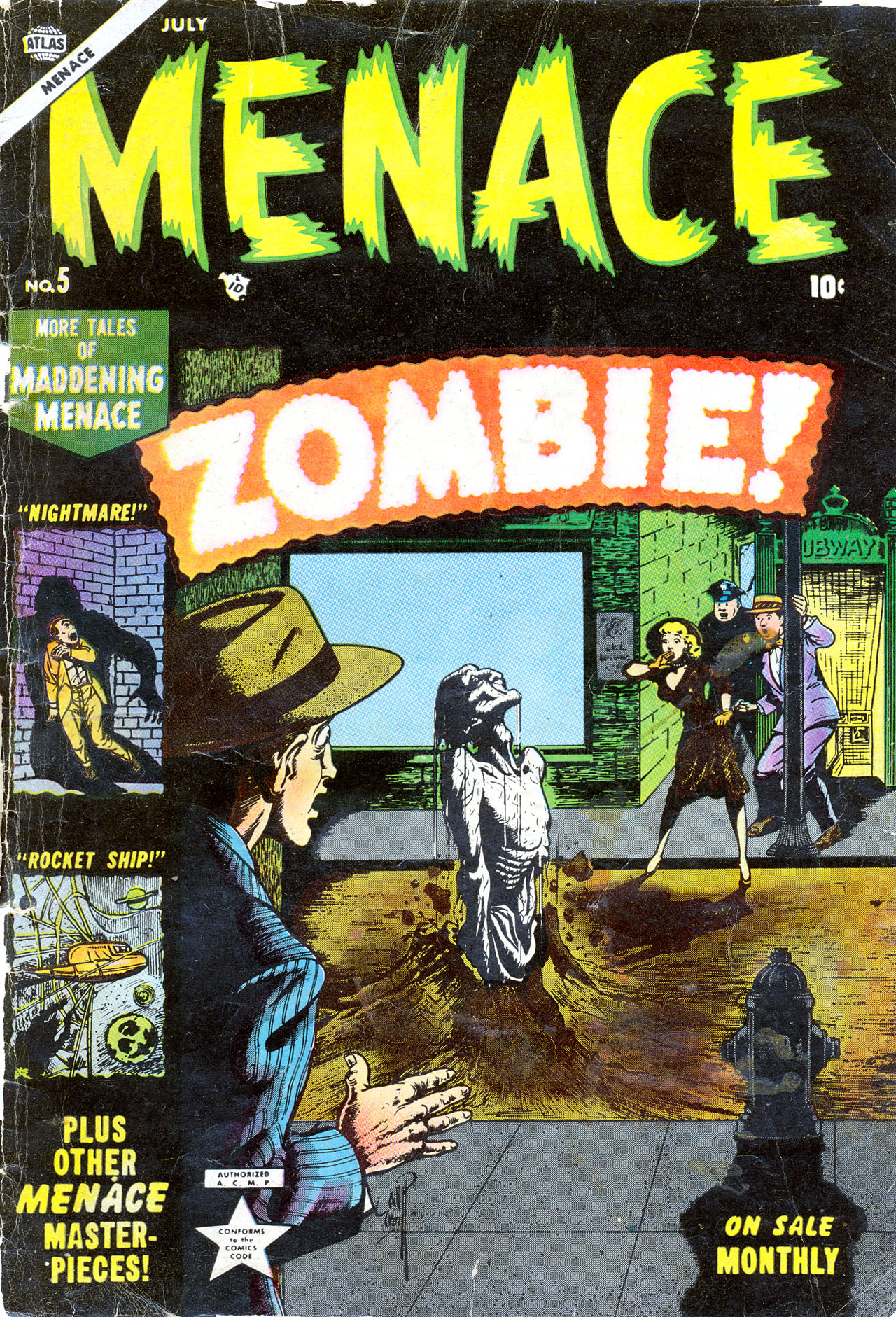 Read online Menace comic -  Issue #5 - 1