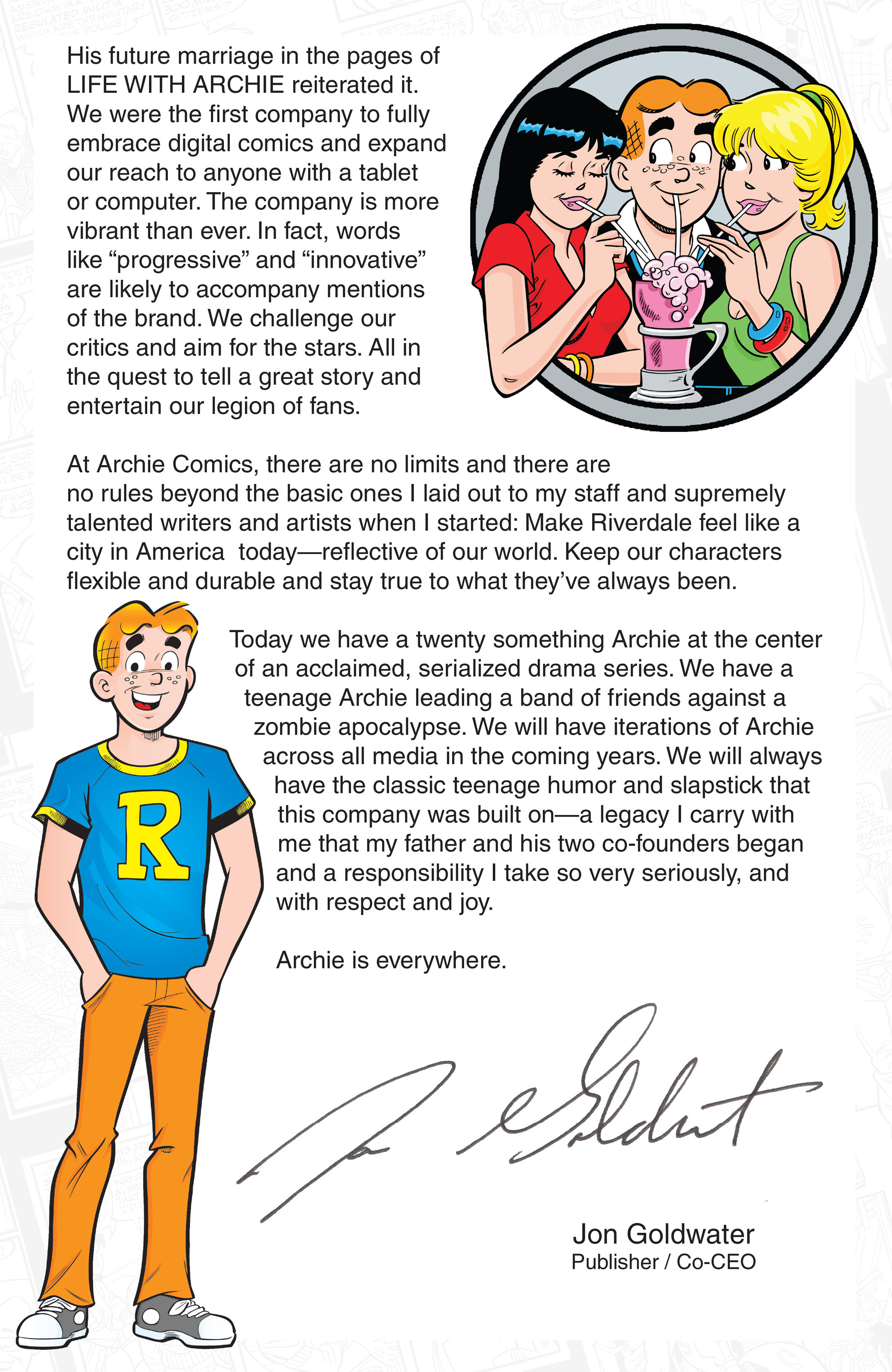 Read online The Death of Archie: A Life Celebrated comic -  Issue # TPB - 109