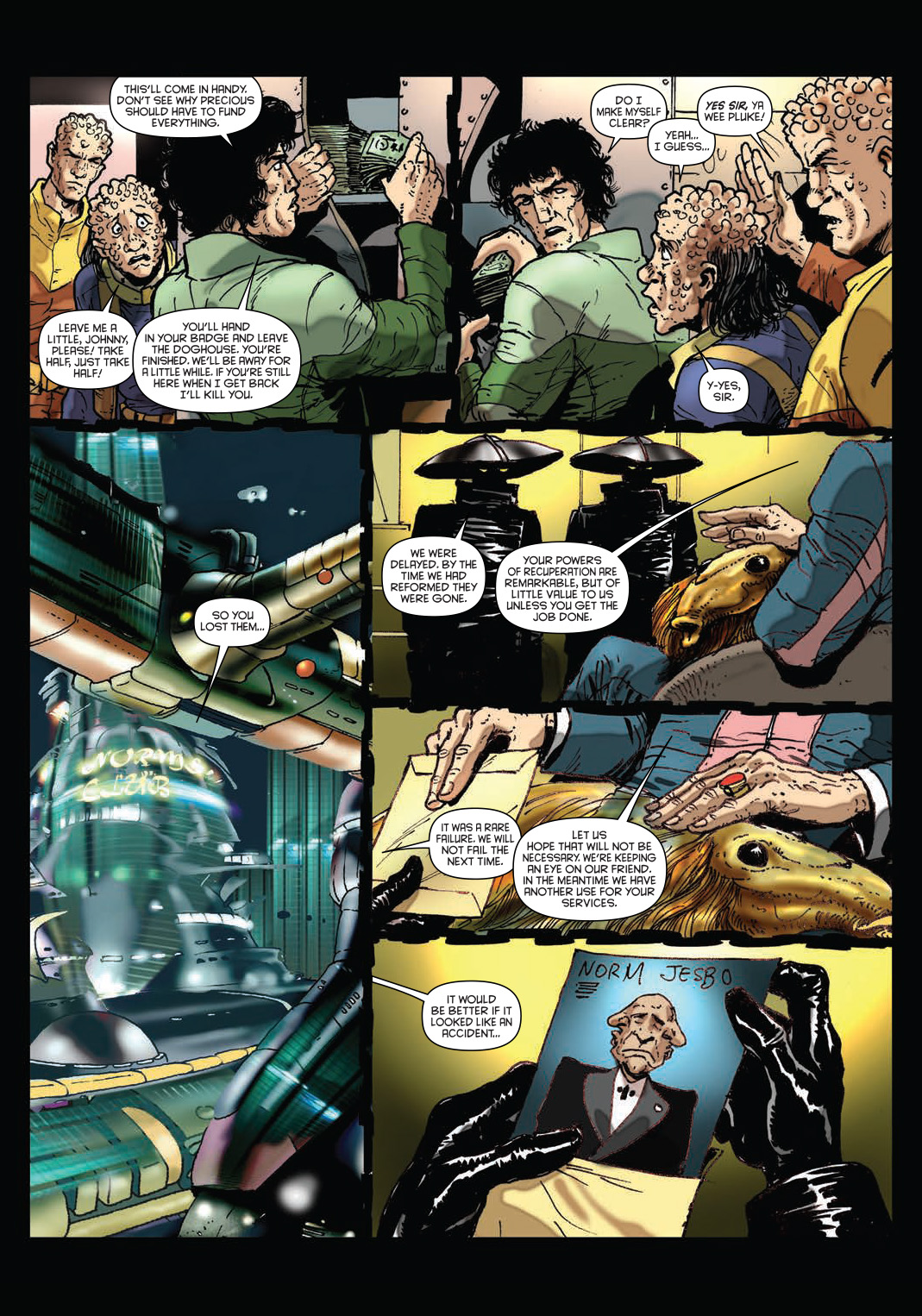 Read online Strontium Dog: The Life and Death of Johnny Alpha: The Project comic -  Issue # TPB - 96