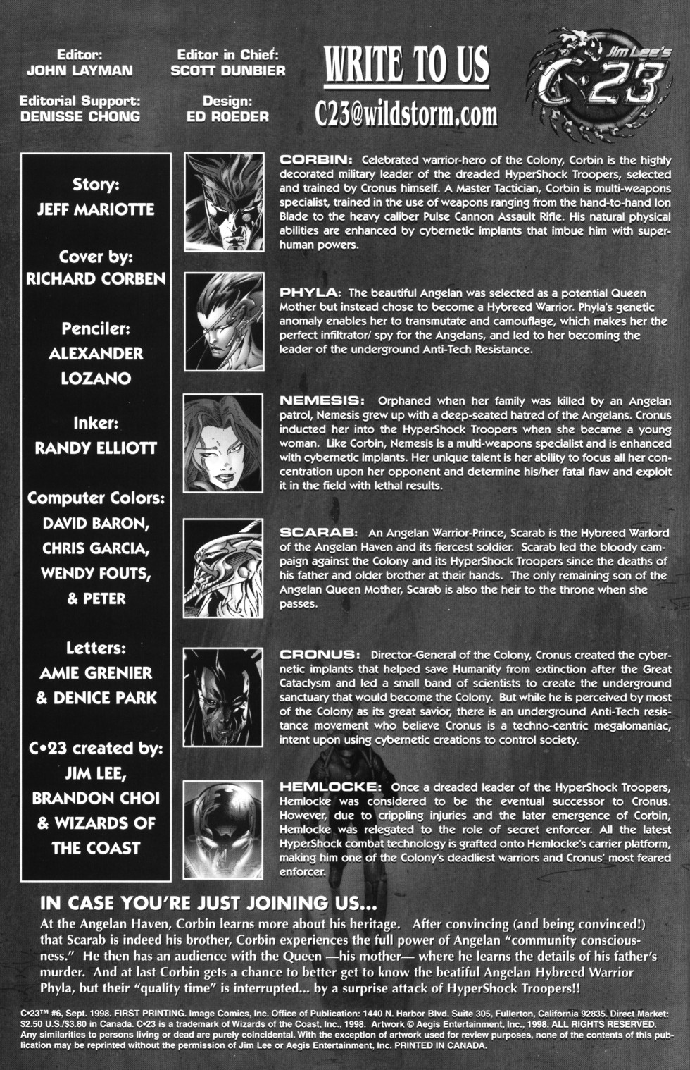 Read online C-23 comic -  Issue #6 - 2