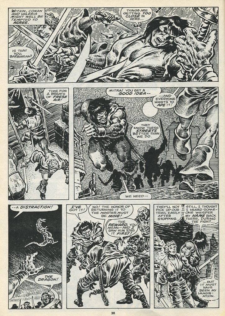 Read online The Savage Sword Of Conan comic -  Issue #197 - 32