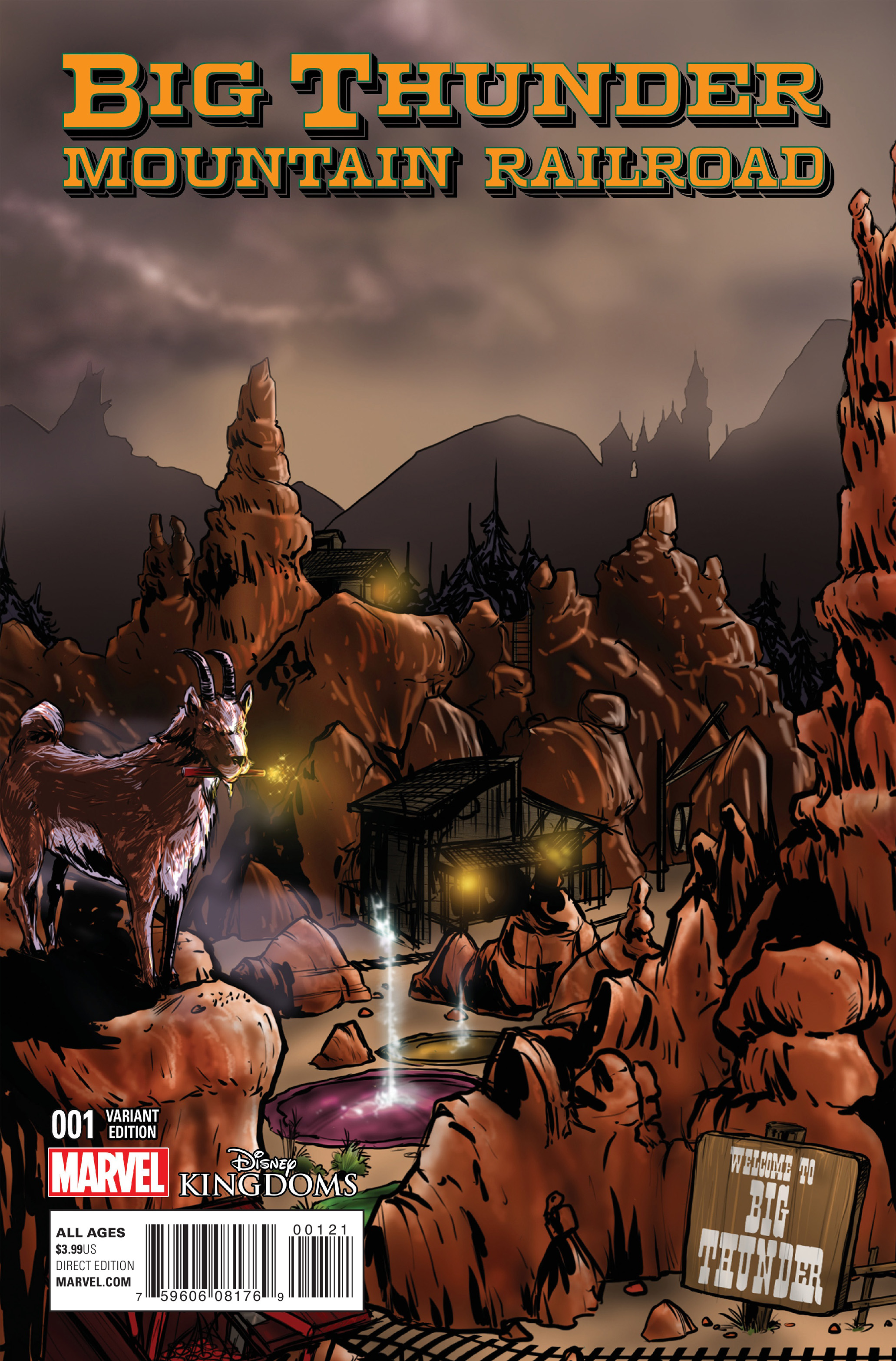 Read online Big Thunder Mountain Railroad comic -  Issue #1 - 2