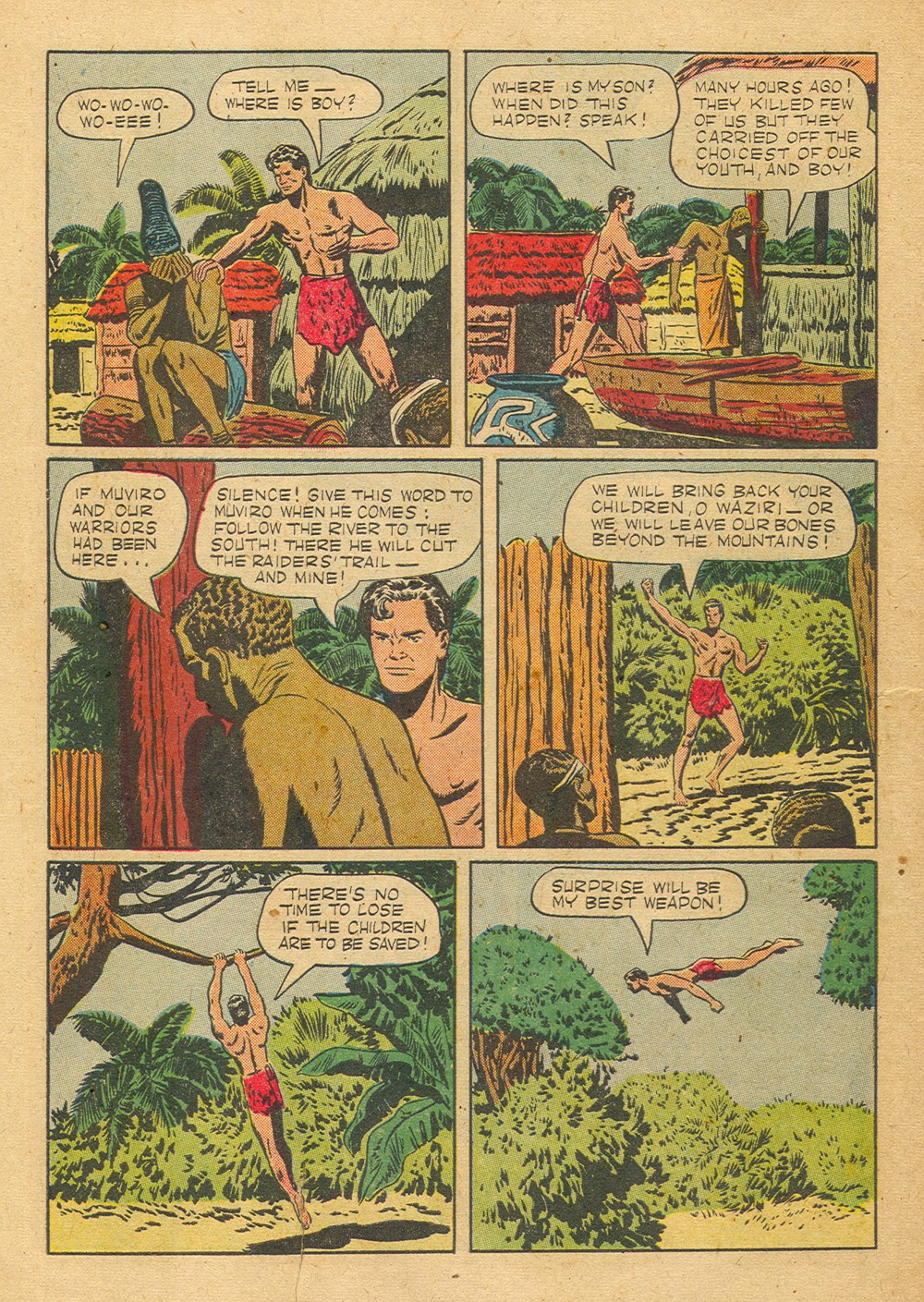 Read online Tarzan (1948) comic -  Issue #19 - 6